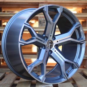 Jante BMW 22x9,5 ET37 5x112 - Grey Polished Half Matt