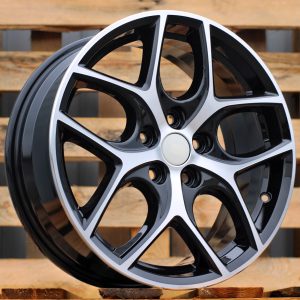 Jante Ford 17x7 ET50 5x108 - Black Polished