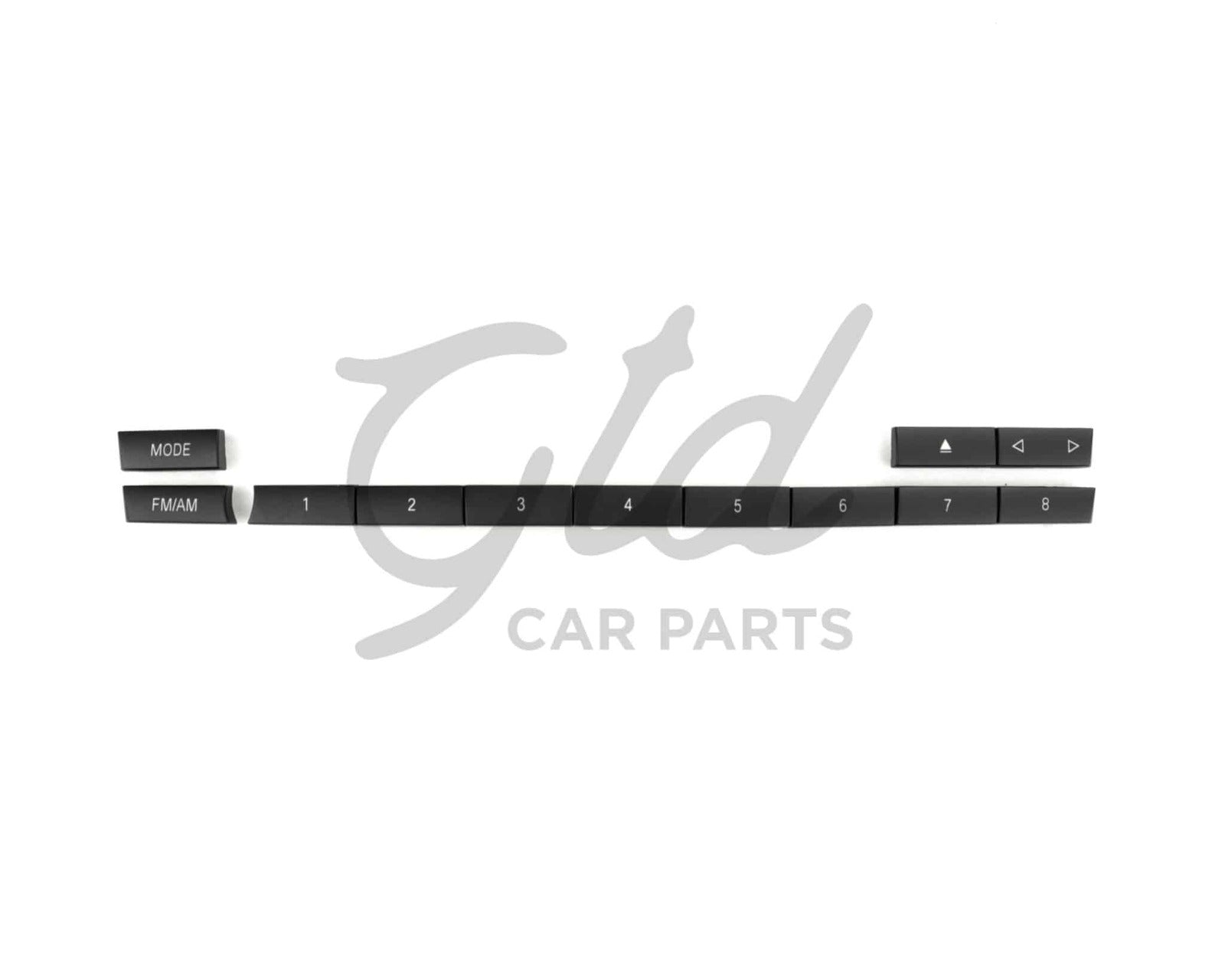 Conjunto de 12 botões Rádio BMW Série 5 6 7 F10 F11 F07 F12 F01 2009-2017 Modelo A