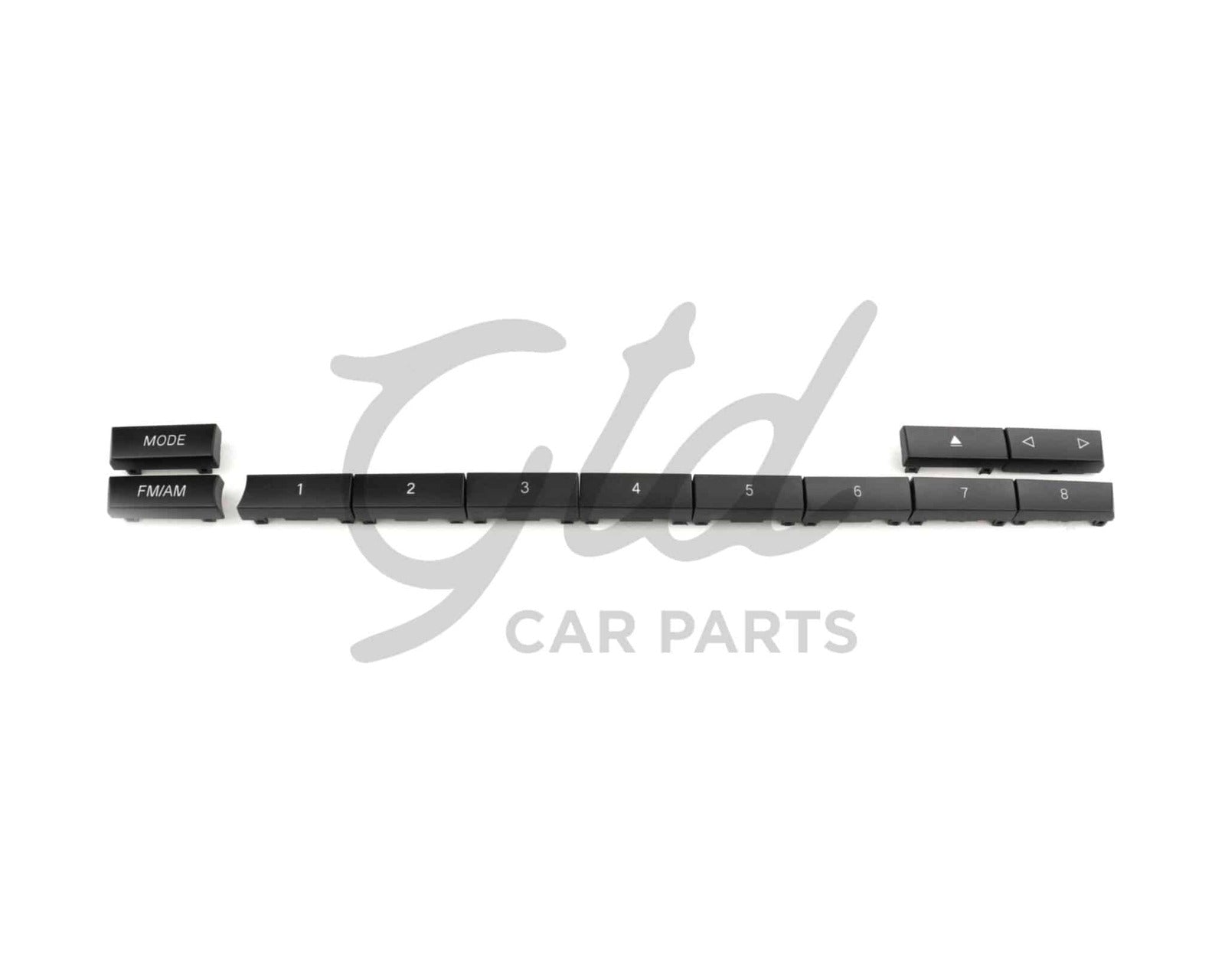 Conjunto de 12 botões Rádio BMW Série 5 6 7 F10 F11 F07 F12 F01 2009-2017 Modelo A - Image 4