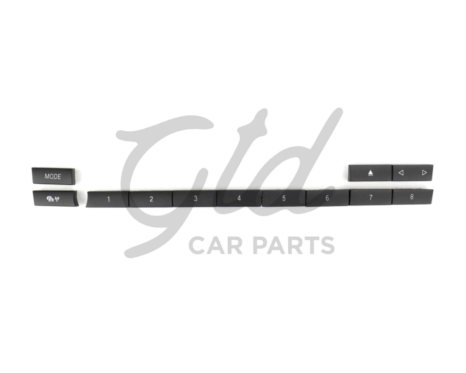 Conjunto de 12 botões Rádio BMW Série 5 6 7 F10 F11 F07 F12 F01 2009-2017 Modelo B