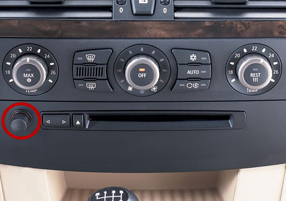 Botão Volume P/ Rádio BMW SÉRIE 5 E60 E61 2004-2007 Modelo B - Image 2
