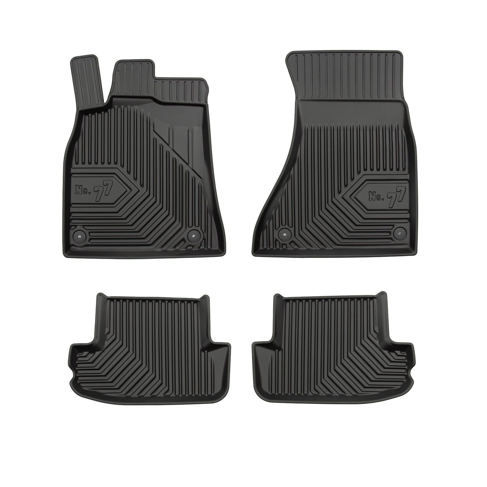 PACK 4 TAPETES BORRACHA NO.77 AUDI A5 8T COUPE 2007-2016