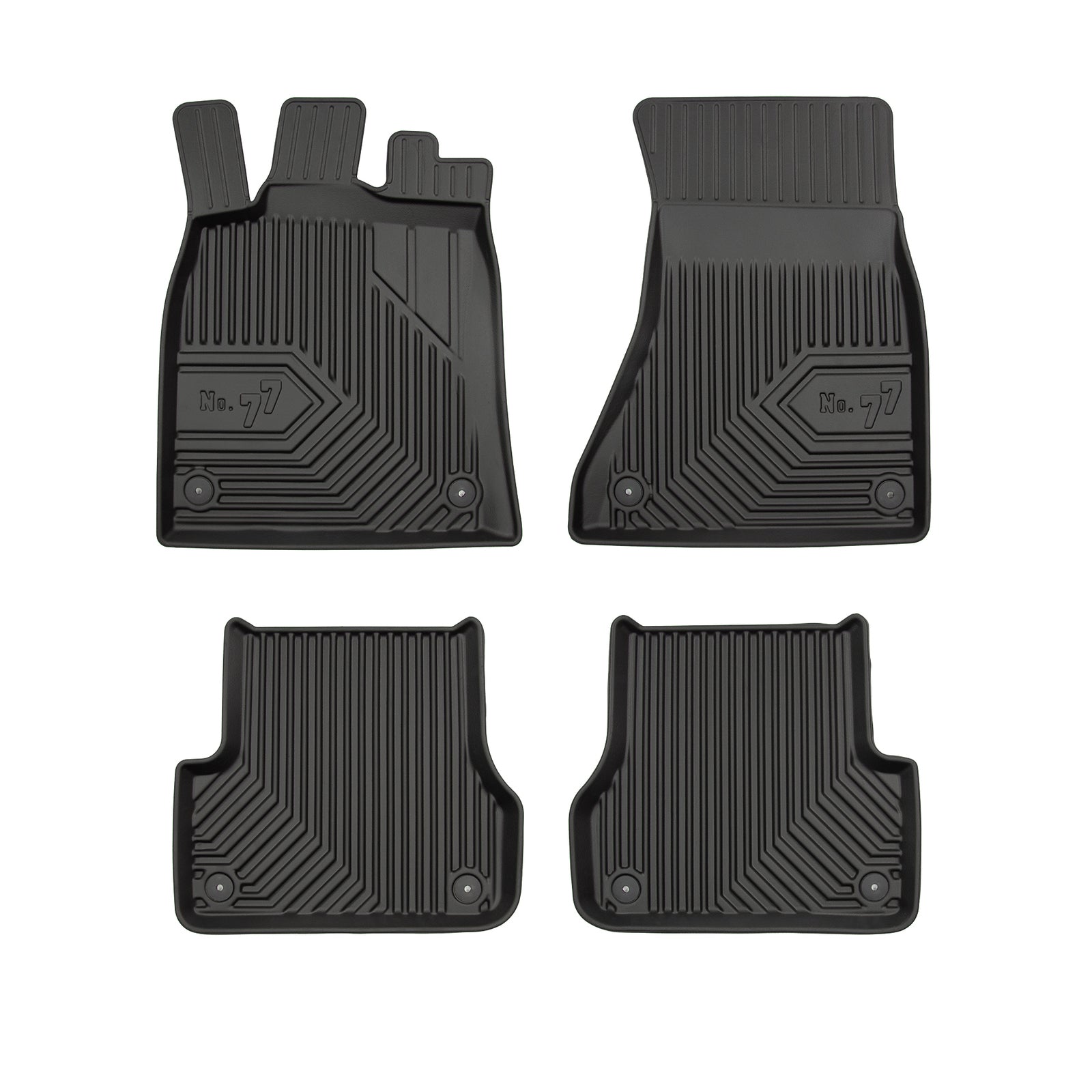 PACK 4 TAPETES BORRACHA NO.77 AUDI A6 C7 2011-2018