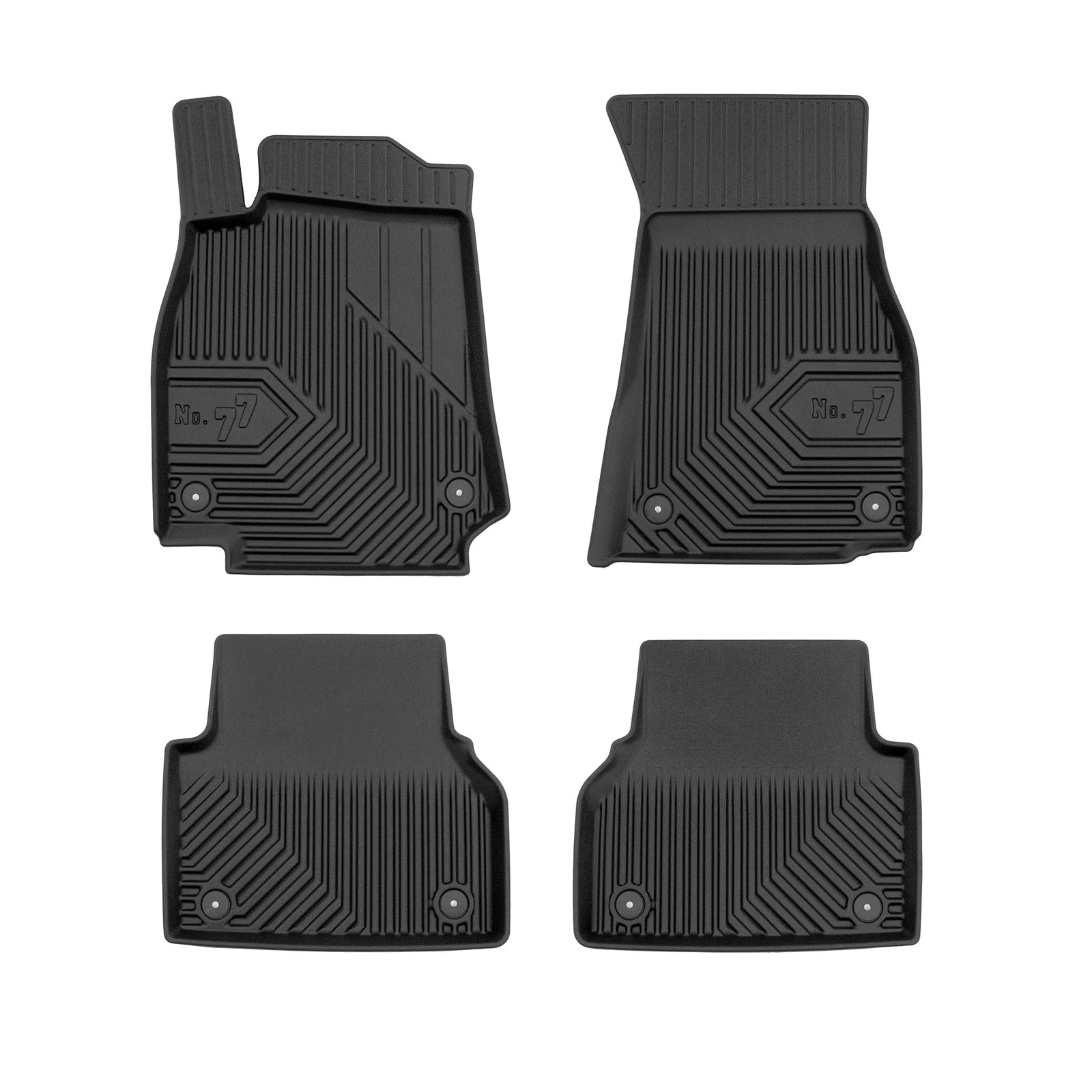 PACK 4 TAPETES BORRACHA NO.77 AUDI A7 SPORTBACK II 2018->