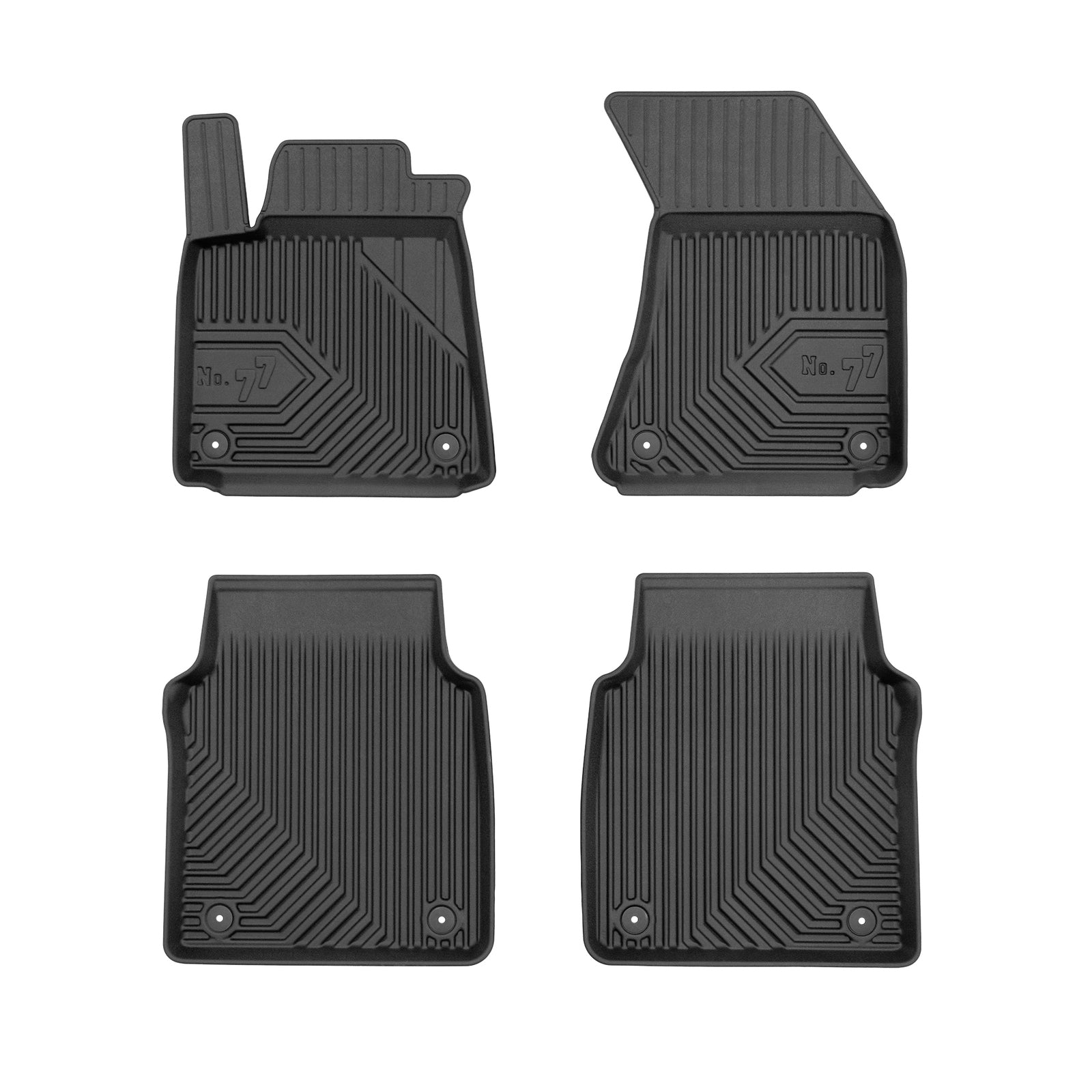PACK 4 TAPETES BORRACHA NO.77 AUDI A8 D4 2009-2017