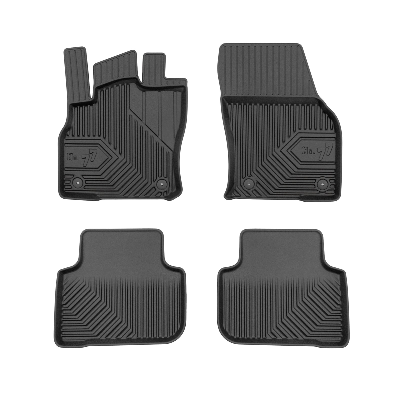 PACK 4 TAPETES BORRACHA NO.77 AUDI Q3 II 2018->