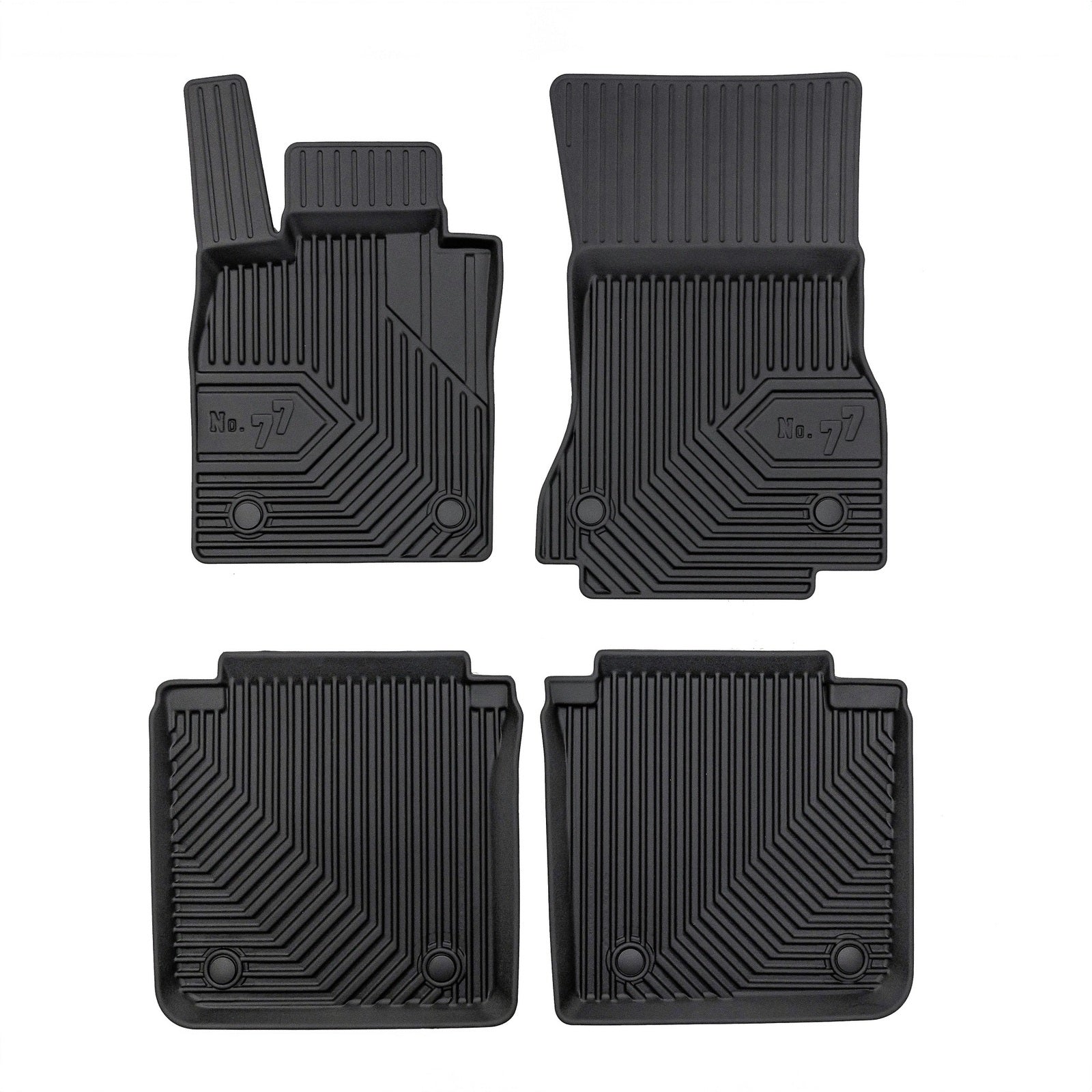PACK 4 TAPETES BORRACHA NO.77 BMW Série 7 G70 SEDAN 2022->