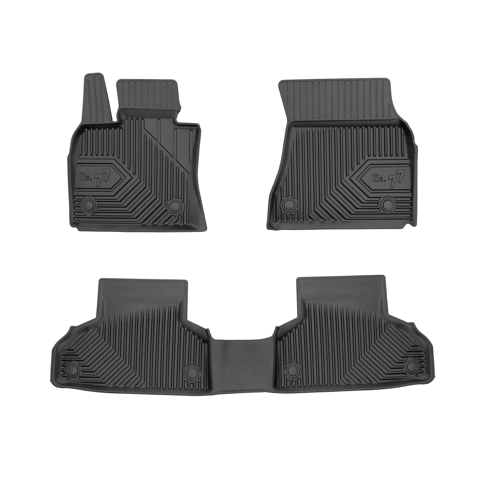 PACK 3 TAPETES BORRACHA NO.77 BMW X6 F16 2014-2019