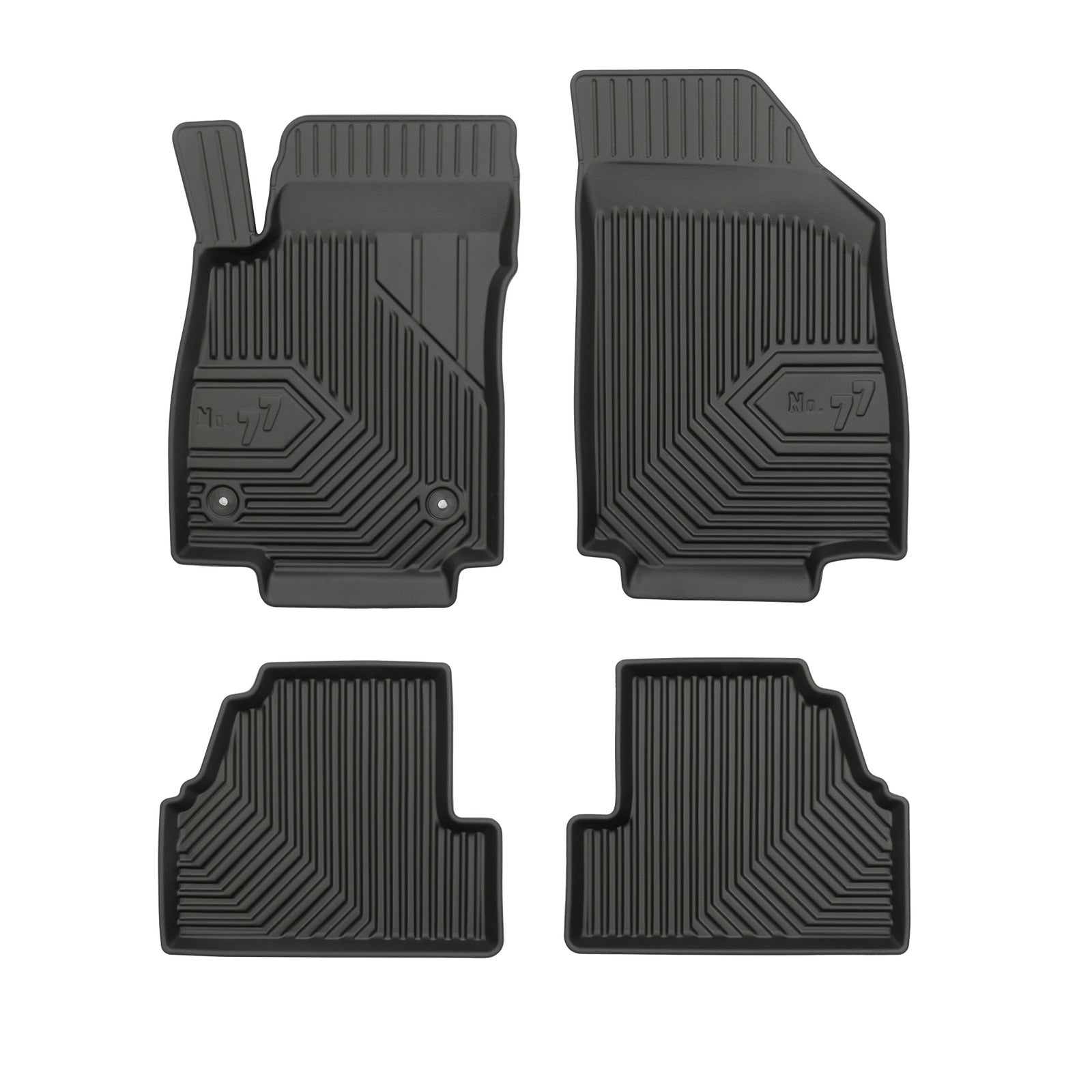 PACK 4 TAPETES BORRACHA NO.77 CHEVROLET TRAX 2012-2019