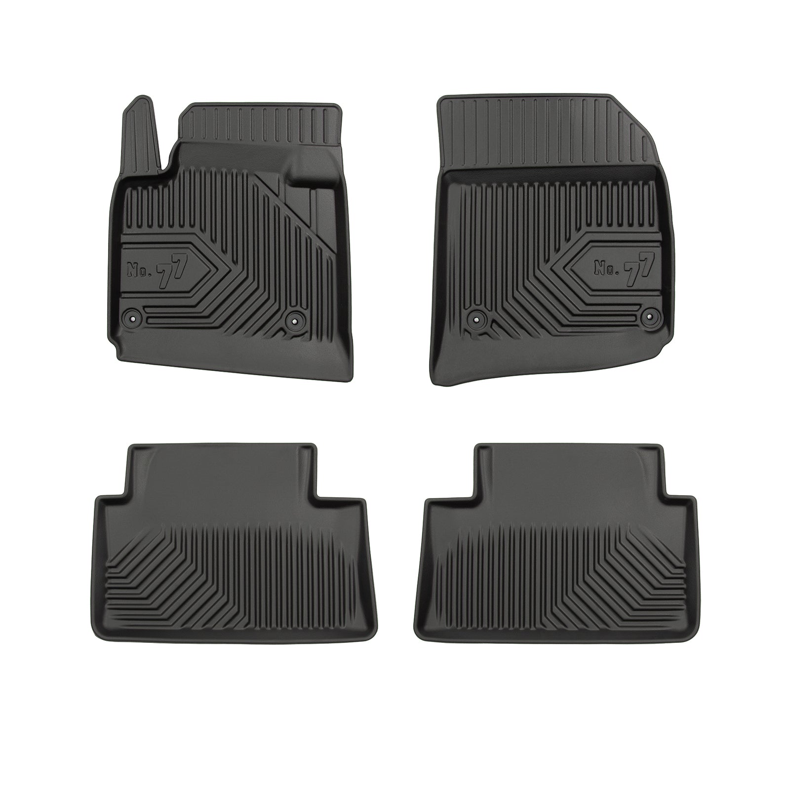 PACK 4 TAPETES BORRACHA NO.77 CITROEN C5 II 2008-2017