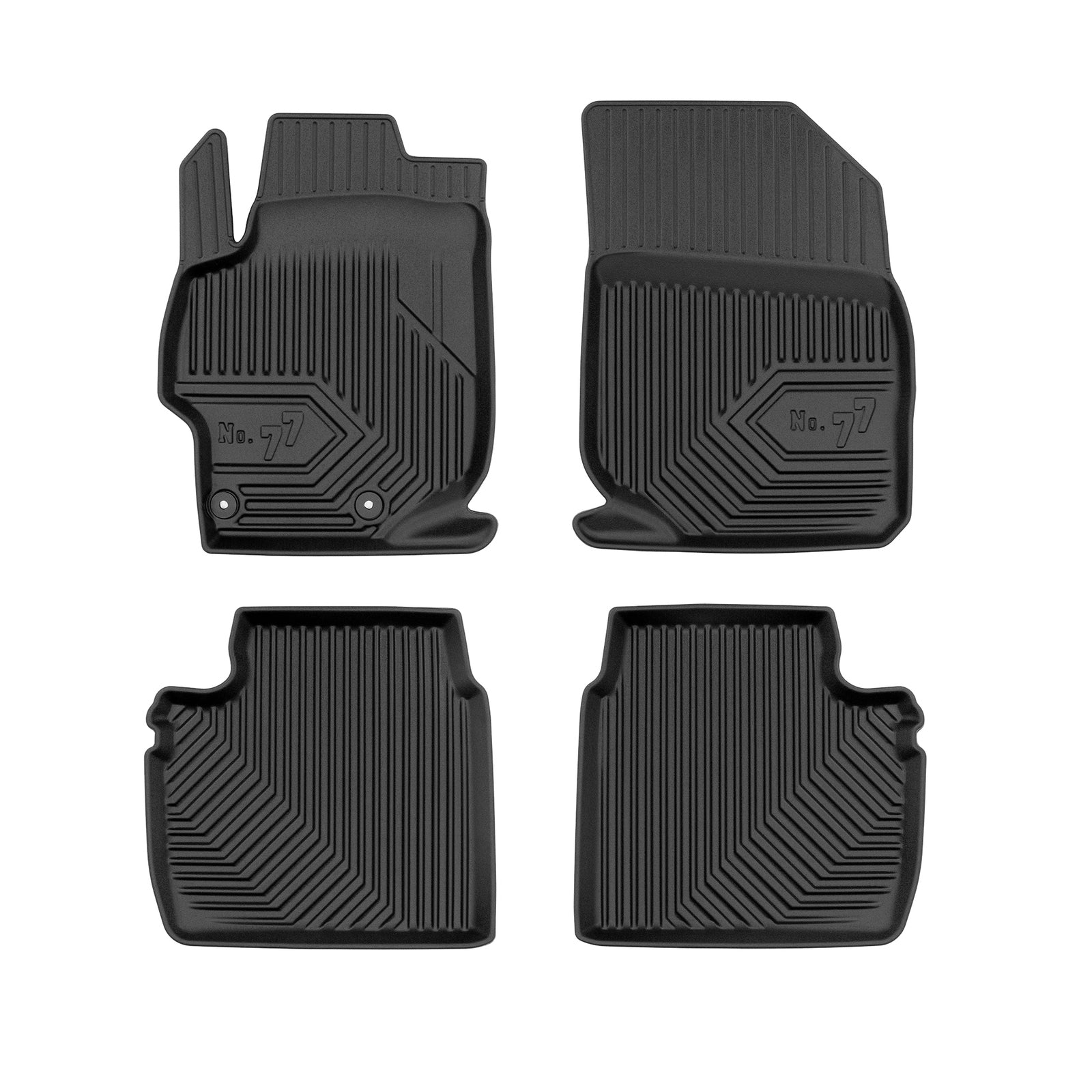 PACK 4 TAPETES BORRACHA NO.77 CITROEN C-ELYSÉE II 2012->
