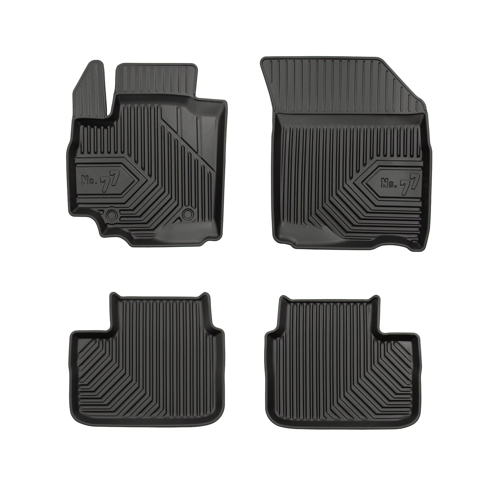 PACK 4 TAPETES BORRACHA NO.77 FIAT SEDICI 2005-2014