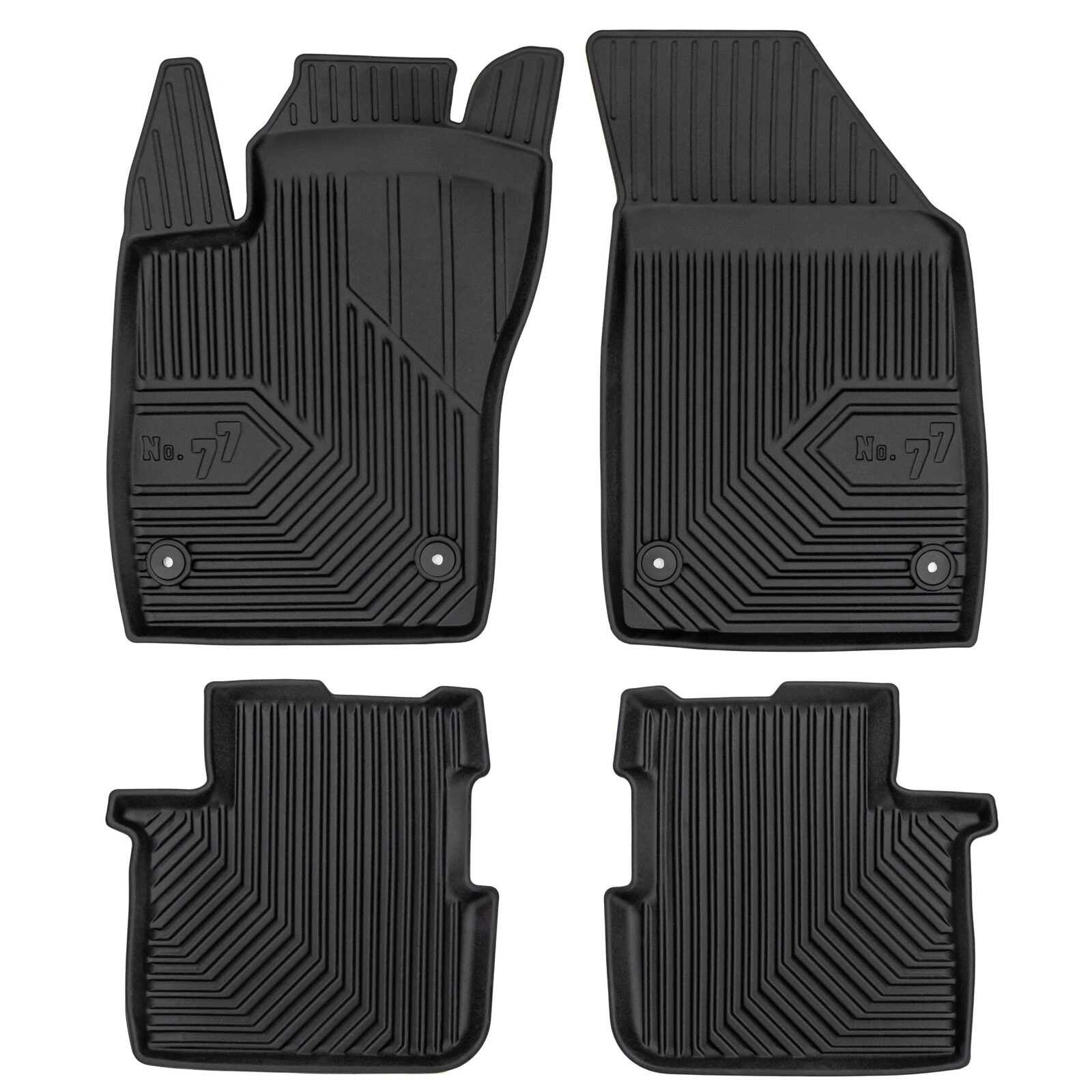 PACK 4 TAPETES BORRACHA NO.77 FIAT TIPO CARRO 2015->