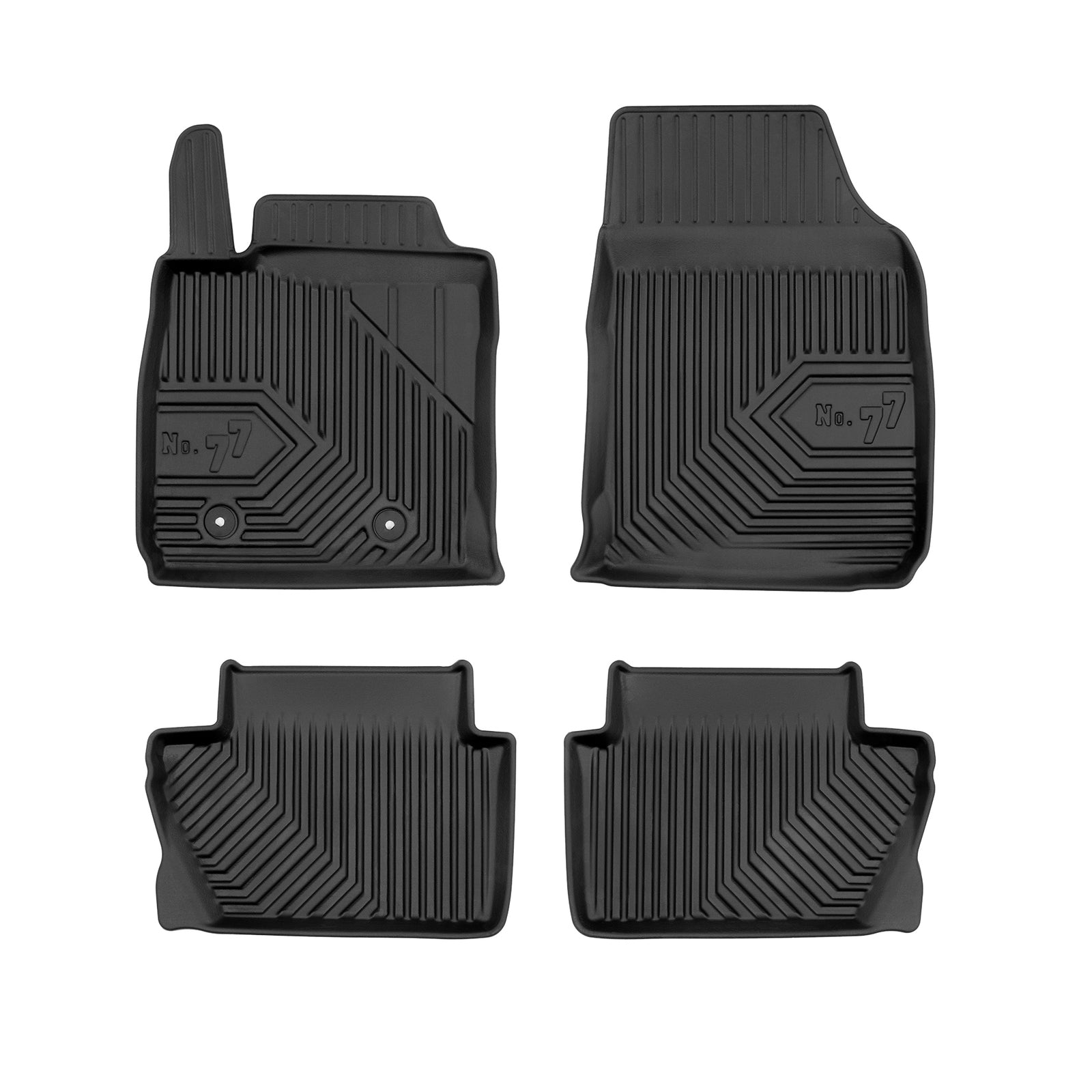 PACK 4 TAPETES BORRACHA NO.77 FORD ECOSPORT II 2017-2022
