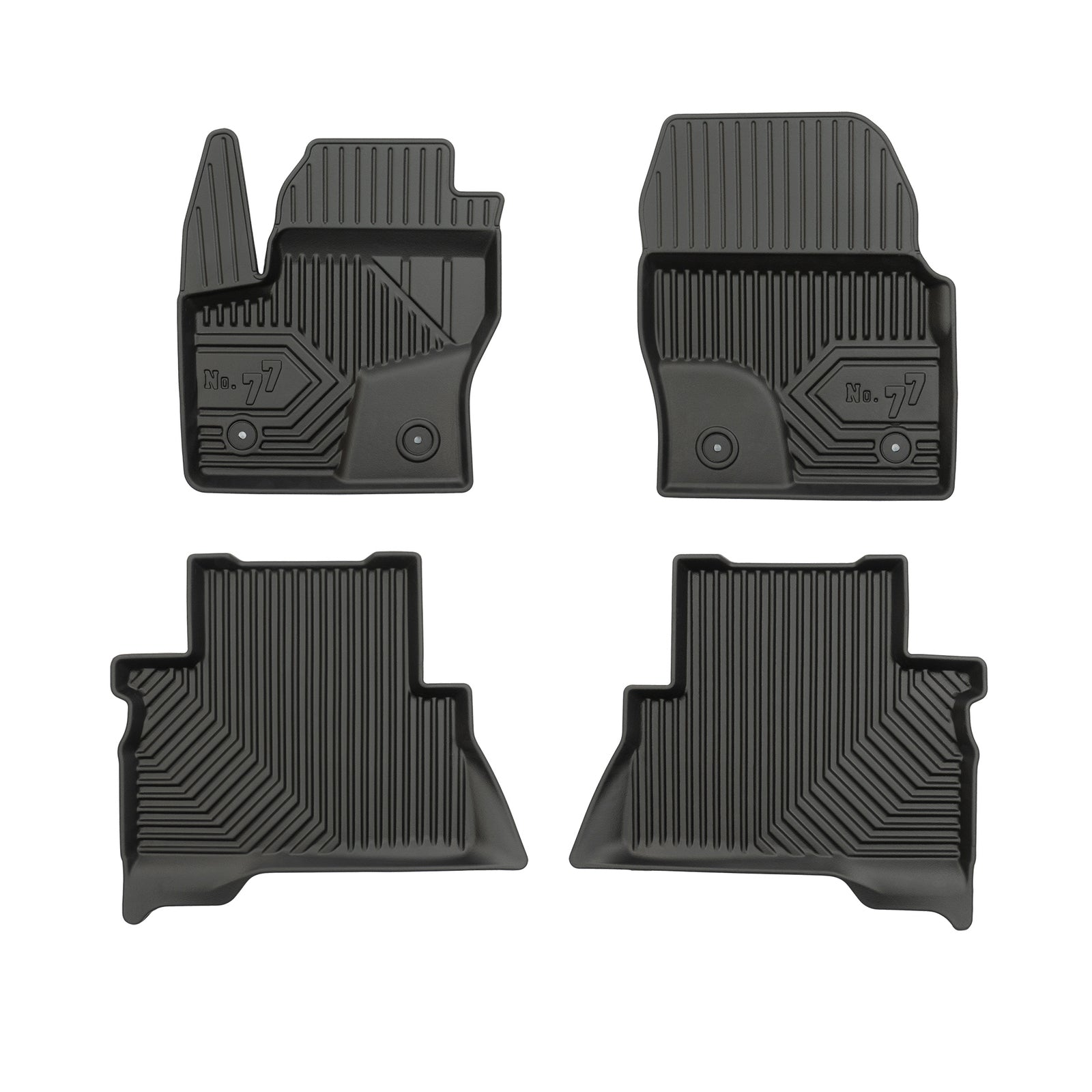 PACK 4 TAPETES BORRACHA NO.77 FORD ESCAPE III 2012-2019