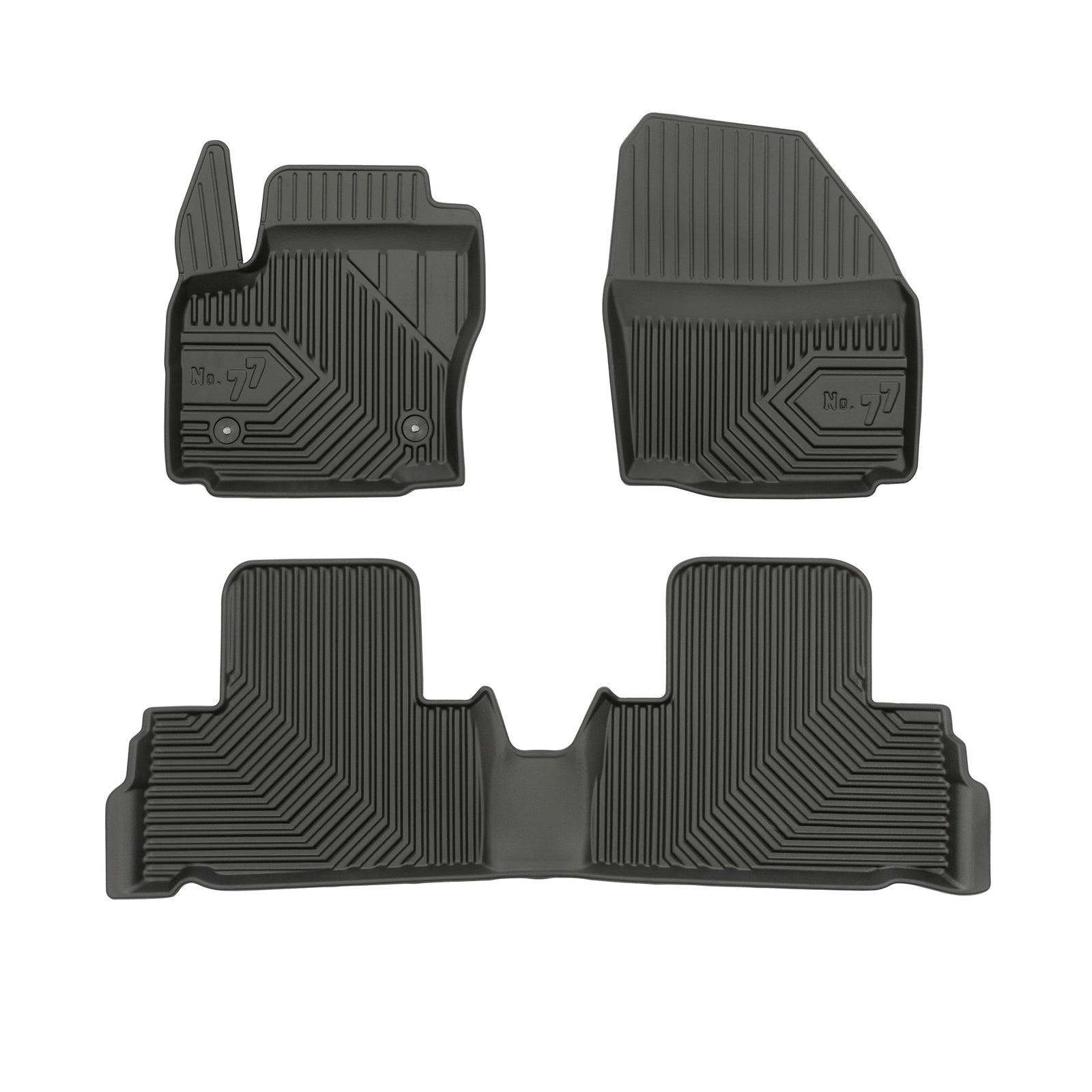 PACK 3 TAPETES BORRACHA NO.77 FORD GALAXY II 2009-2015