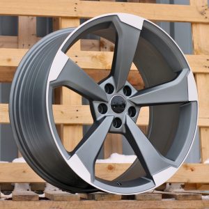 Jante Audi 19x8,5 ET40 5x112 - Grey Polished Half Matt