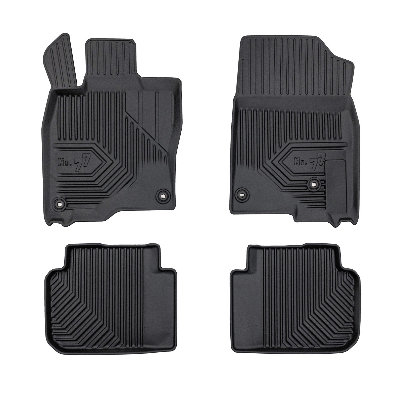 PACK 4 TAPETES BORRACHA NO.77 HONDA CIVIC XI 2021->