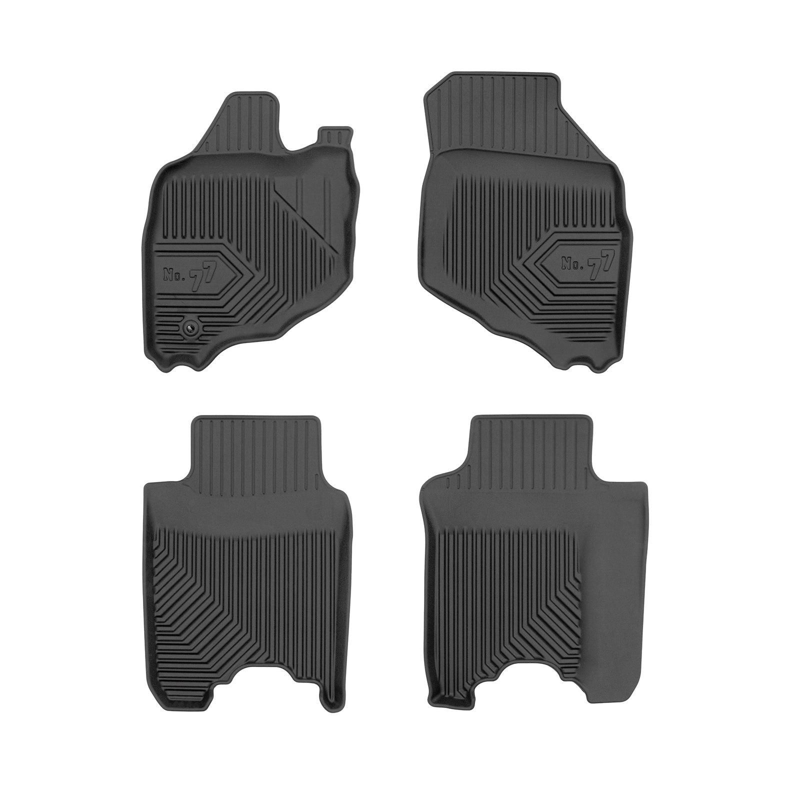 PACK 4 TAPETES BORRACHA NO.77 HONDA JAZZ II 2001-2008