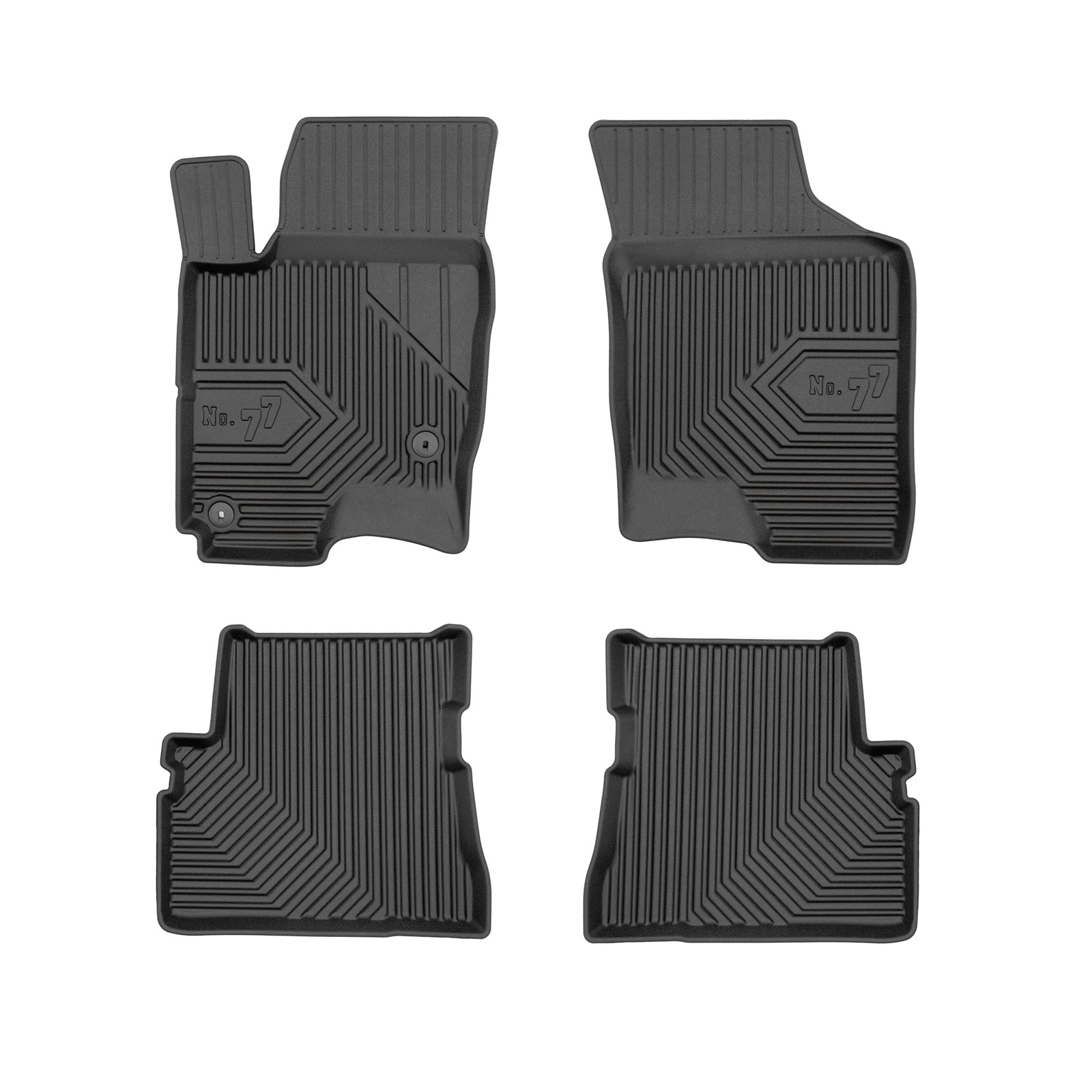 PACK 4 TAPETES BORRACHA NO.77 HYUNDAI GETZ 2002-2011