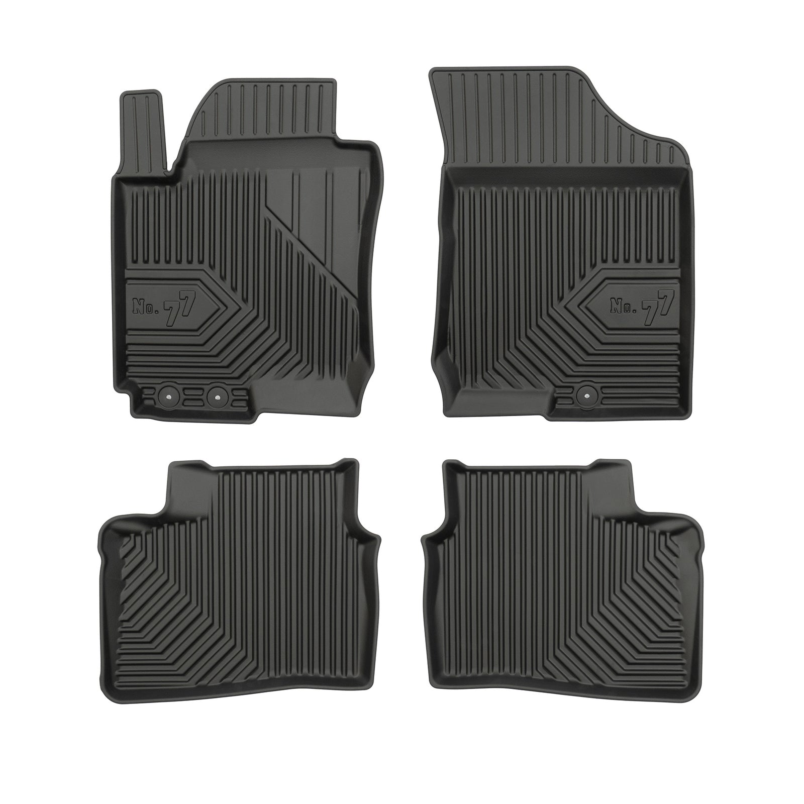 PACK 4 TAPETES BORRACHA NO.77 HYUNDAI i3O I 2007-2012