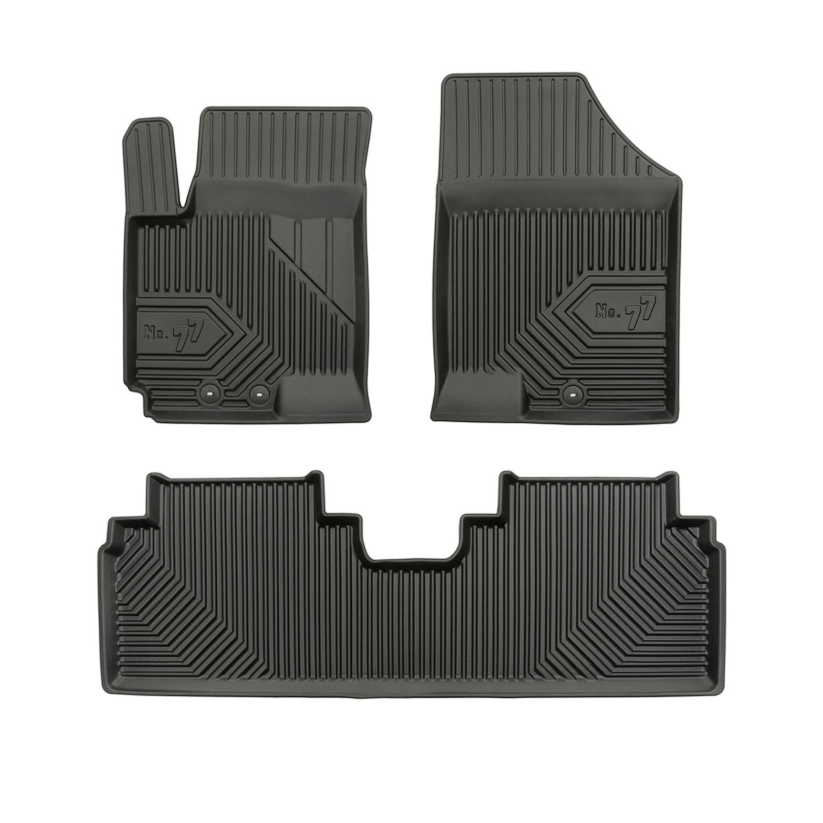 PACK 3 TAPETES BORRACHA NO.77 HYUNDAI ix20 2010-2019