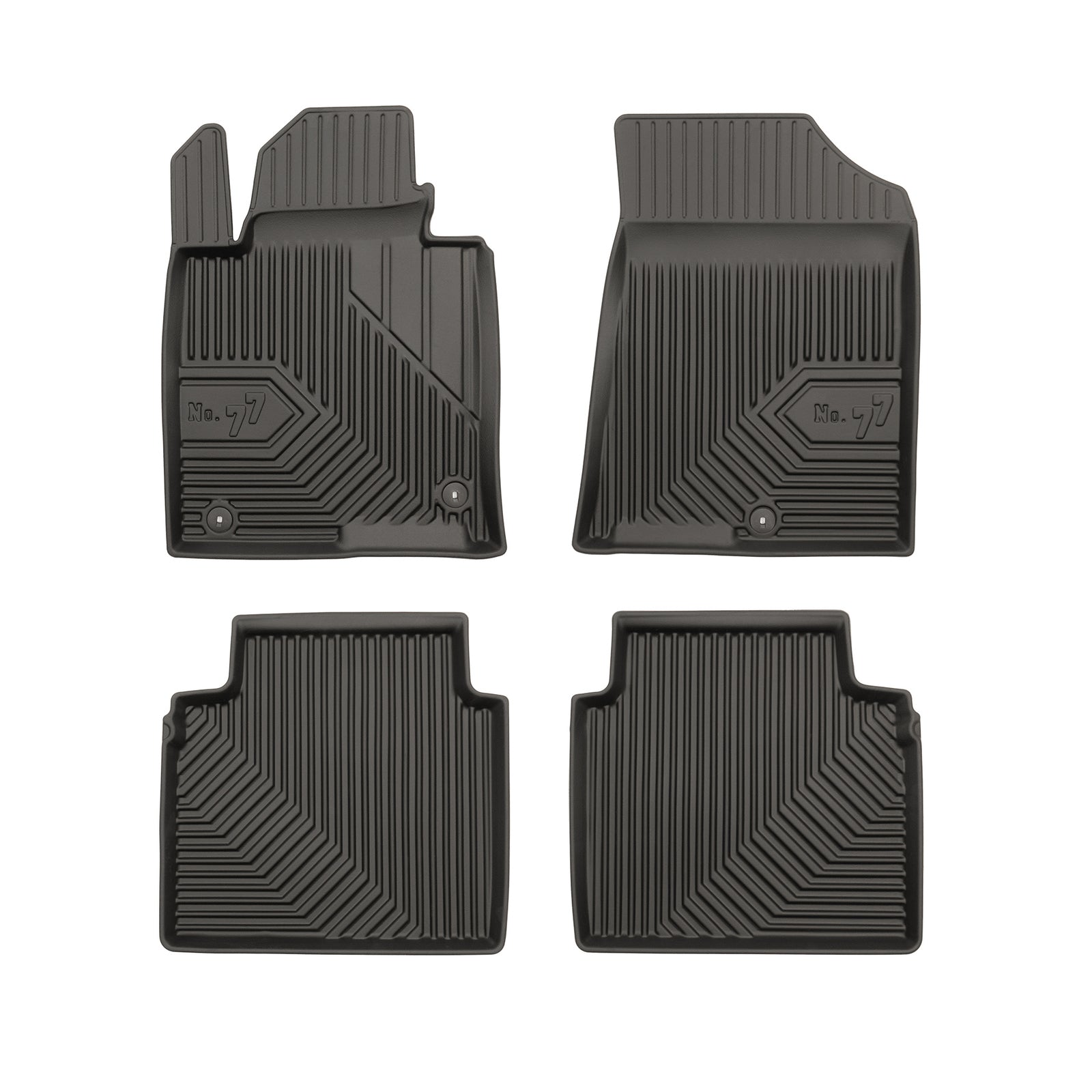 PACK 4 TAPETES BORRACHA NO.77 HYUNDAI SONATA VII 2014-2019