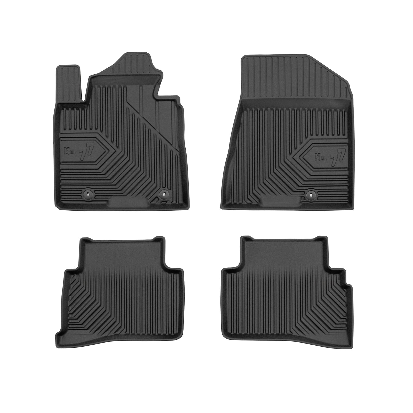 PACK 4 TAPETES BORRACHA NO.77 HYUNDAI TUCSON III 2015-2020