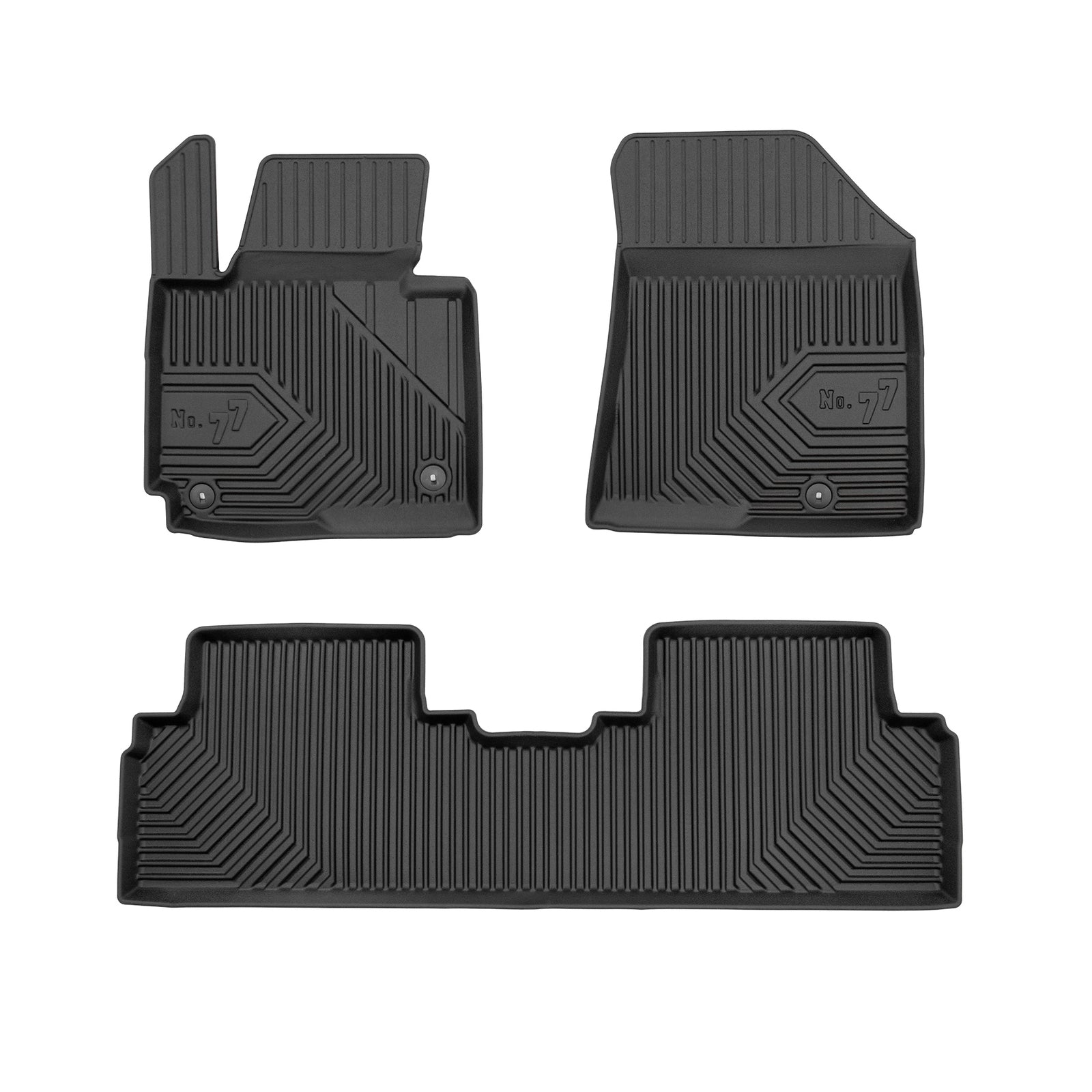 PACK 3 TAPETES BORRACHA NO.77 KIA CARENS IV 2013-2019