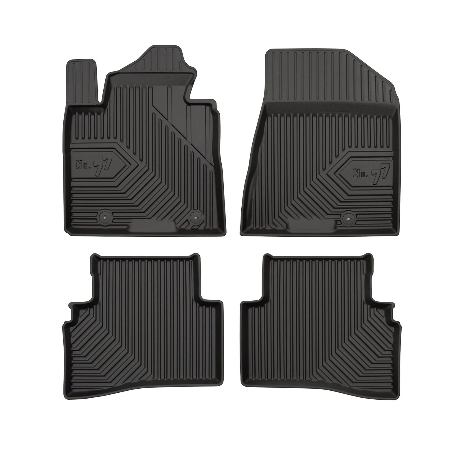 PACK 4 TAPETES BORRACHA NO.77 KIA SPORTAGE IV 2015-2018 VERSÃO 1