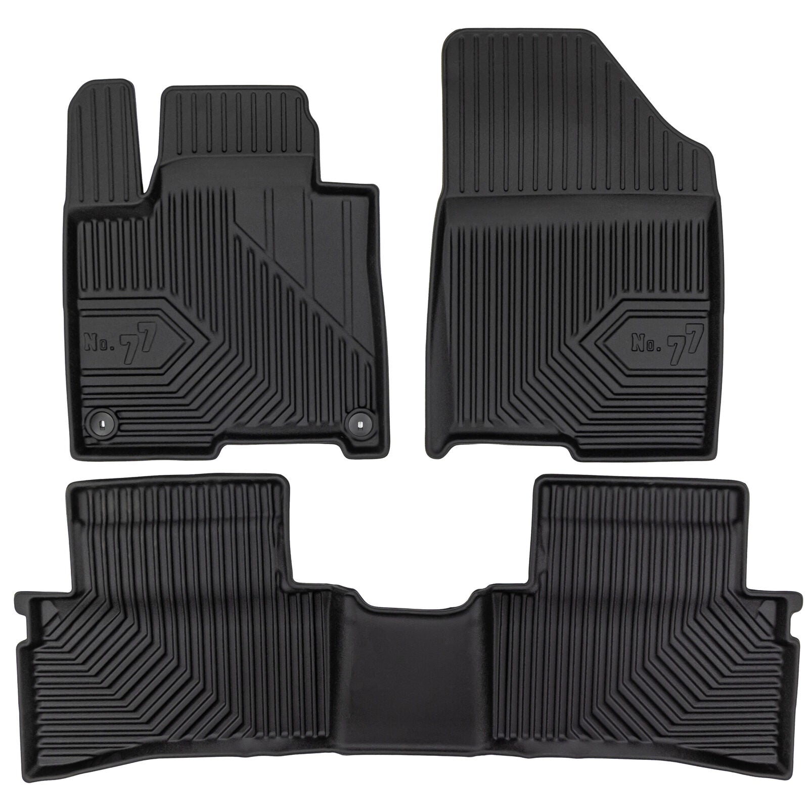 PACK 3 TAPETES BORRACHA NO.77 KIA SPORTAGE V 2021-> VERSÃO 3