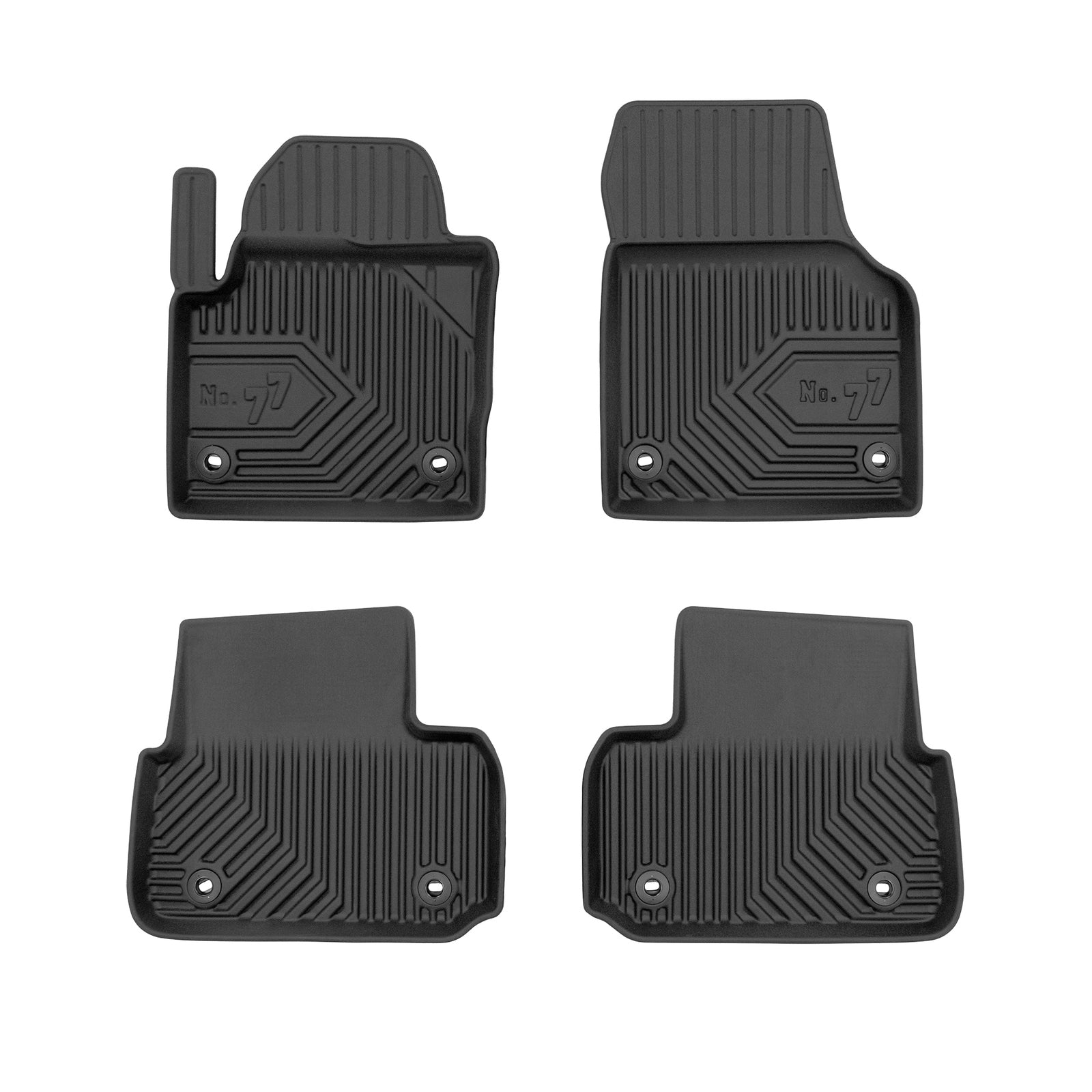 PACK 4 TAPETES BORRACHA NO.77 LAND ROVER DISCOVERY SPORT 2014-2019