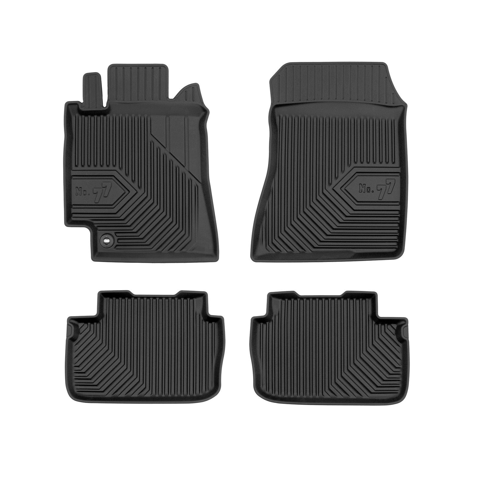 PACK 4 TAPETES BORRACHA NO.77 LEXUS IS I 1998-2005