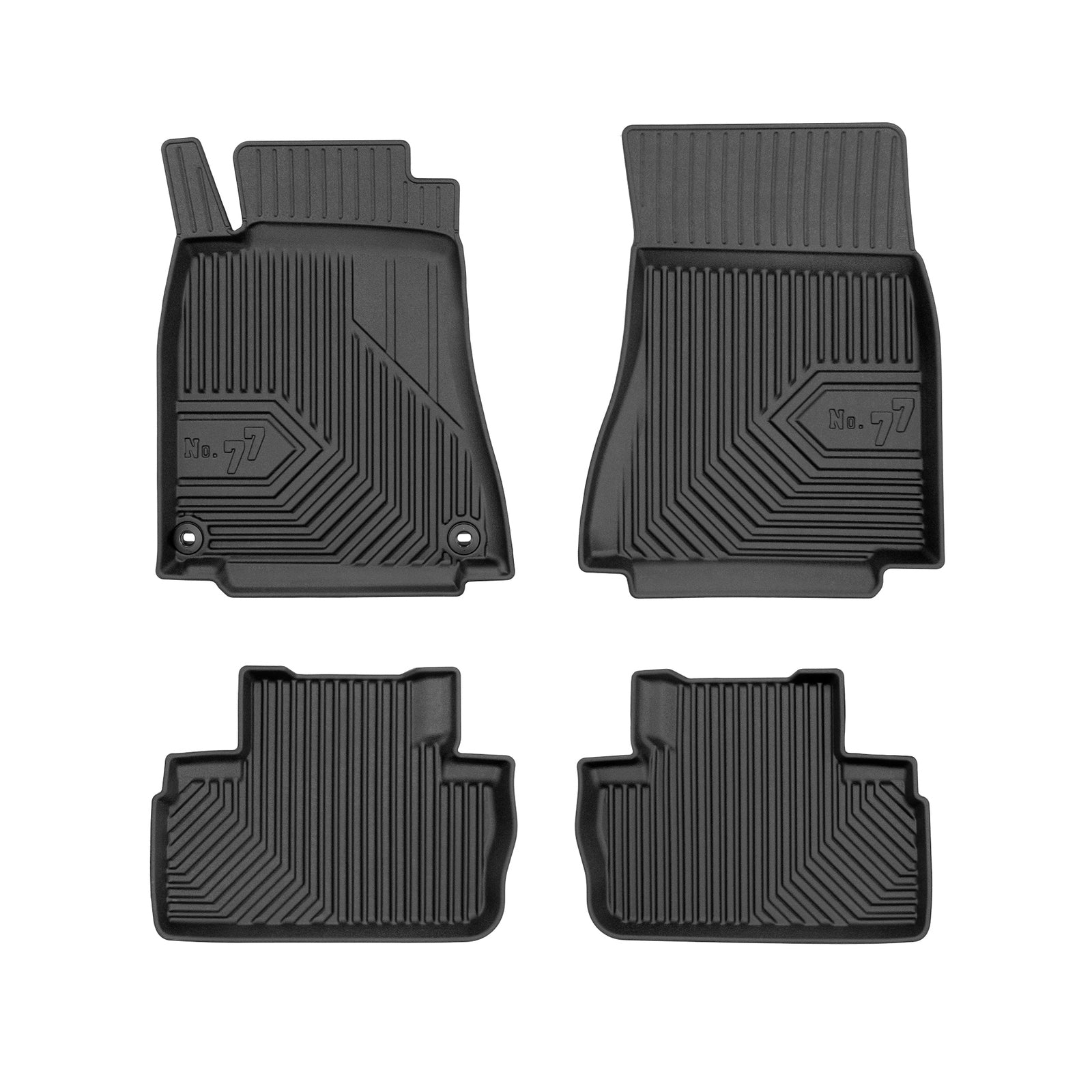 PACK 4 TAPETES BORRACHA NO.77 LEXUS IS II 2005-2013