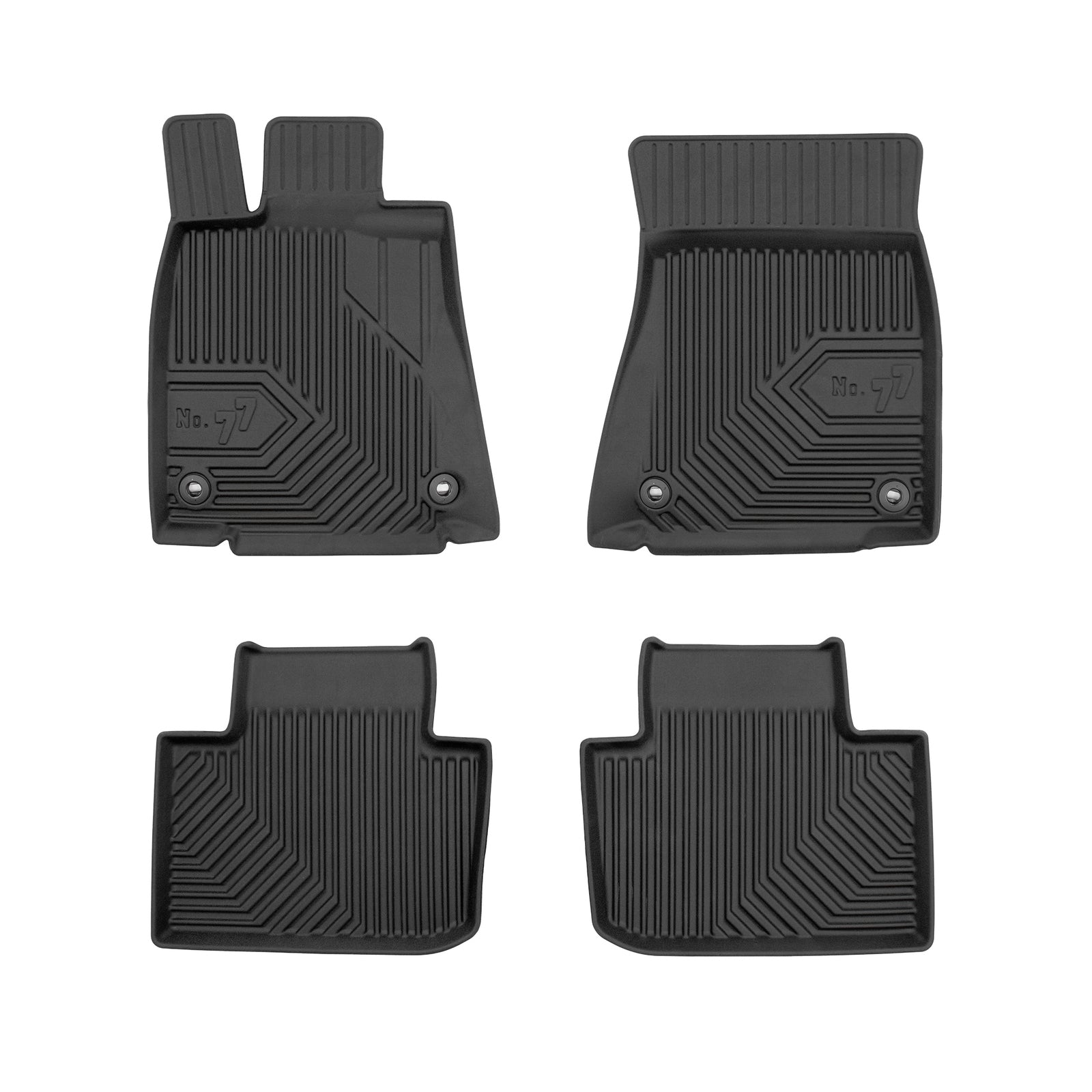 PACK 4 TAPETES BORRACHA NO.77 LEXUS IS III 2013-2020