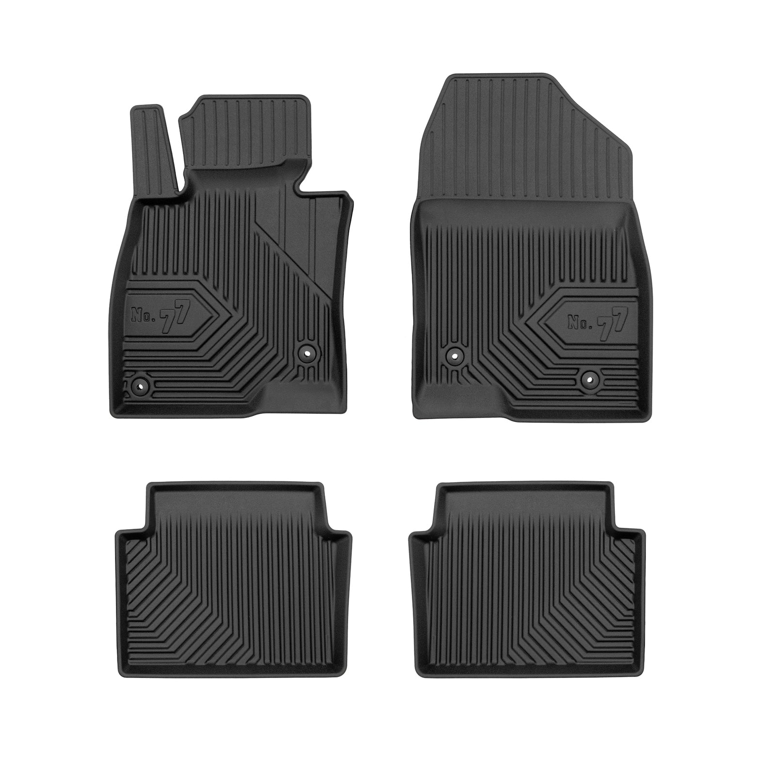 PACK 4 TAPETES BORRACHA NO.77 MAZDA 3 III 2013-2018