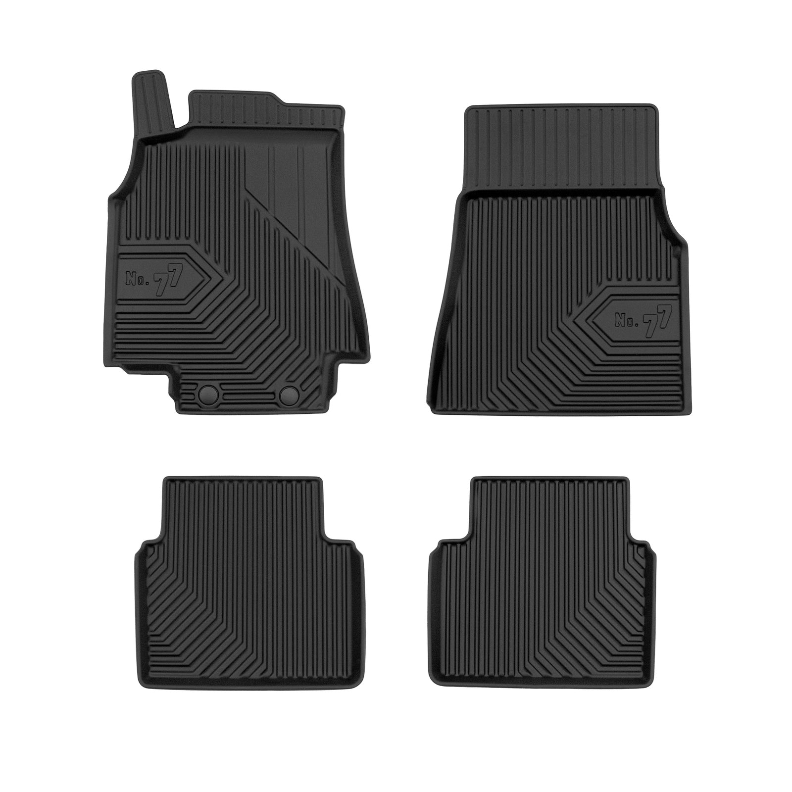 PACK 4 TAPETES BORRACHA NO.77 MERCEDES-BENZ CLASSE B W245 2005-2011