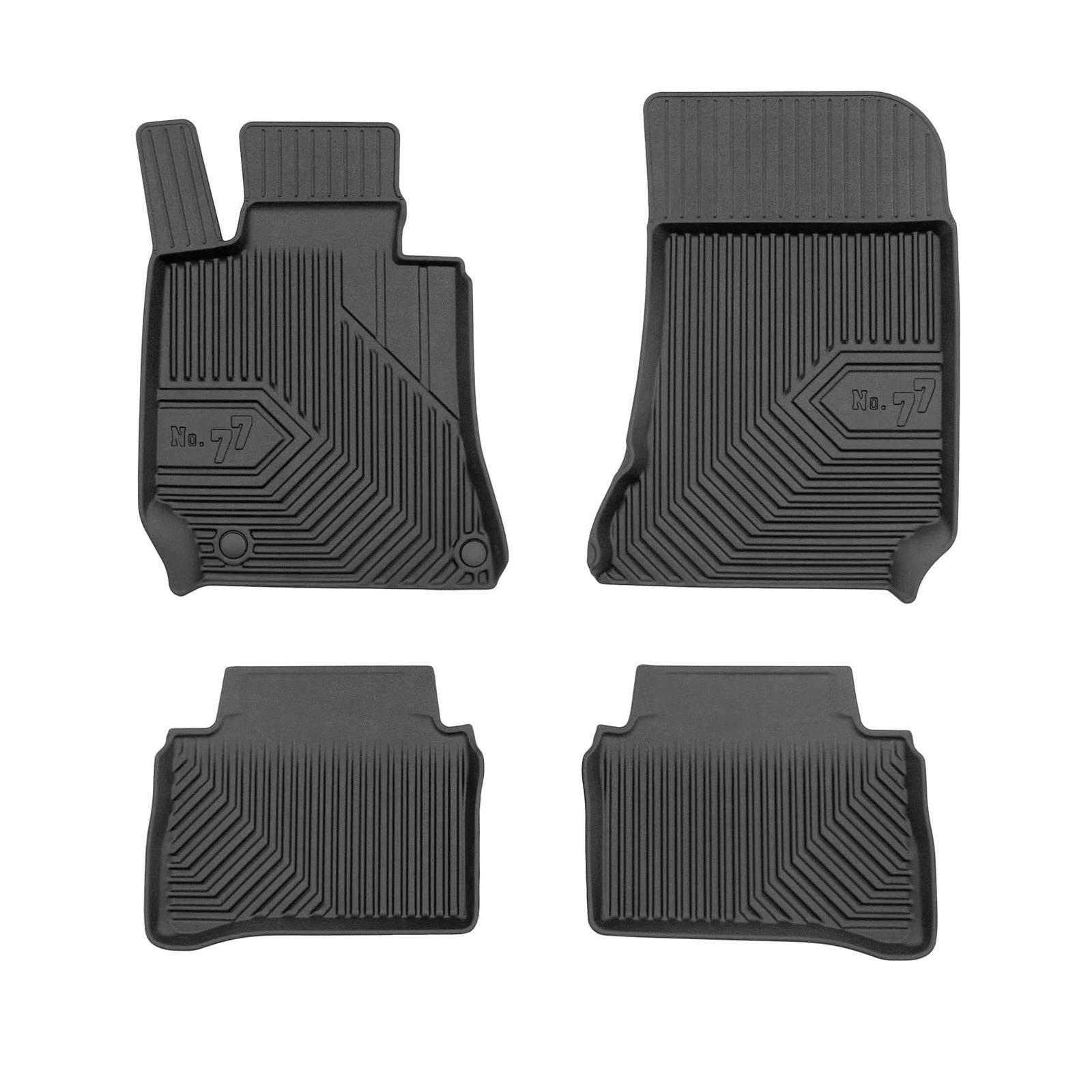 PACK 4 TAPETES BORRACHA NO.77 MERCEDES-BENZ CLASSE CLS X218 2010-2018