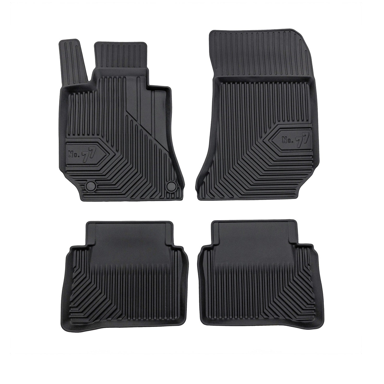 PACK 4 TAPETES BORRACHA NO.77 MERCEDES-BENZ CLASSE E W212 2009-2016
