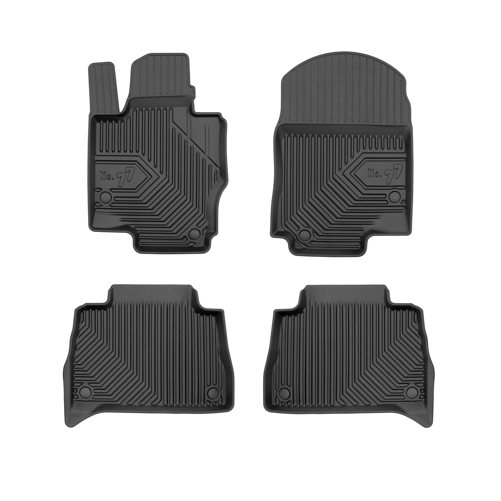 PACK 3 TAPETES BORRACHA NO.77 MERCEDES-BENZ GLE C167 2019->