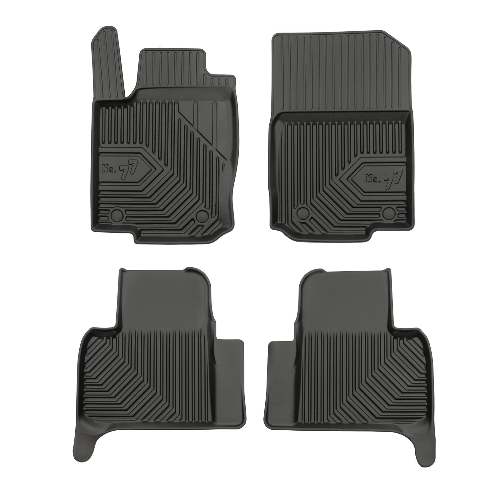 PACK 4 TAPETES BORRACHA NO.77 Mercedes-Benz ML W166 2011-2015