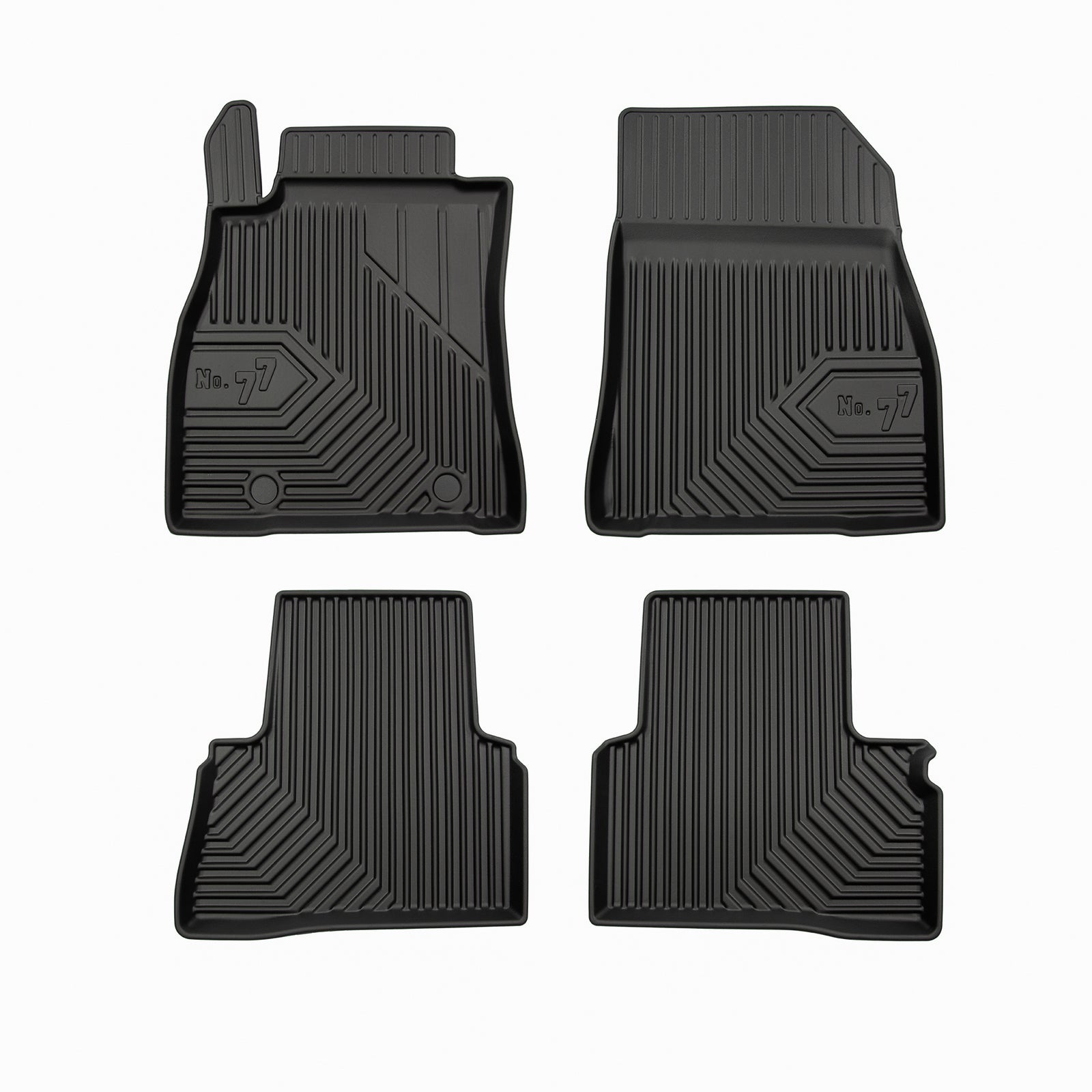 PACK 4 TAPETES BORRACHA NO.77 NISSAN JUKE I 2010-2019