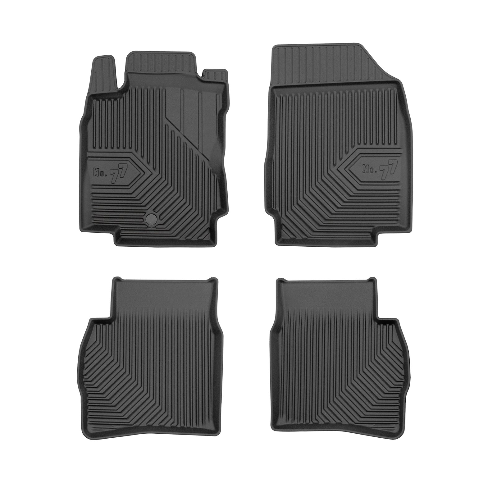 PACK 4 TAPETES BORRACHA NO.77 NISSAN NOTE I 2006-2012