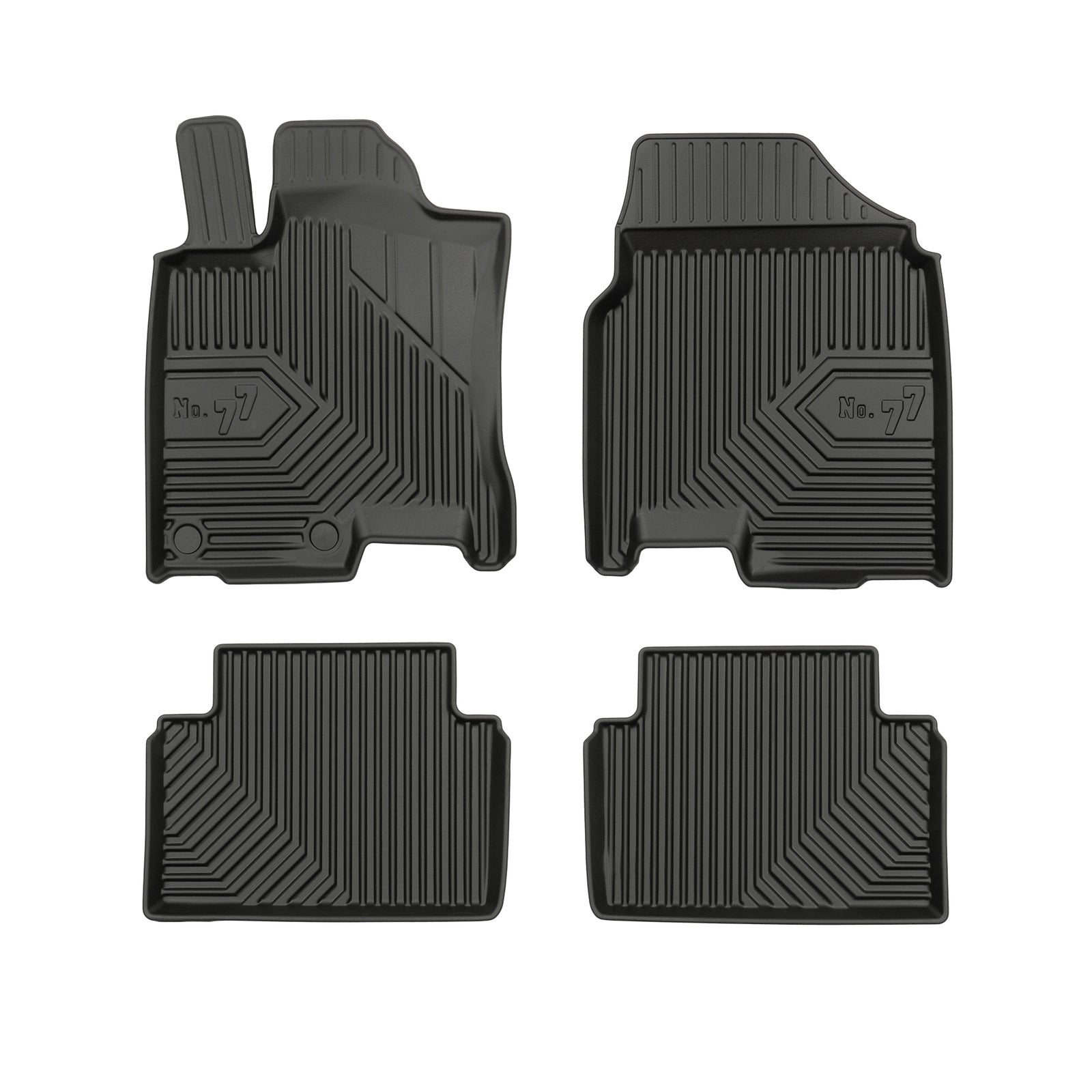 PACK 4 TAPETES BORRACHA NO.77 NISSAN QASHQAI J10 I 2006-2013 TEKNA