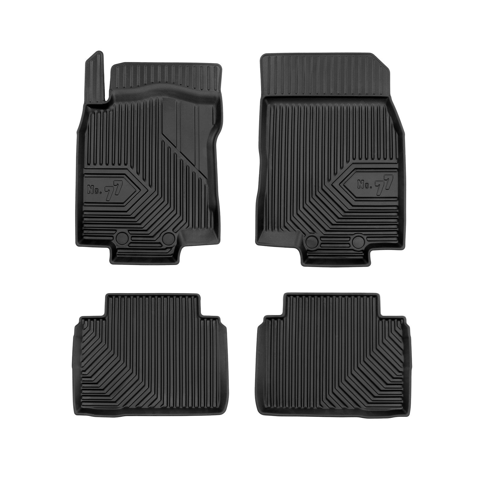 PACK 4 TAPETES BORRACHA NO.77 NISSAN ROGUE II 2017-2020