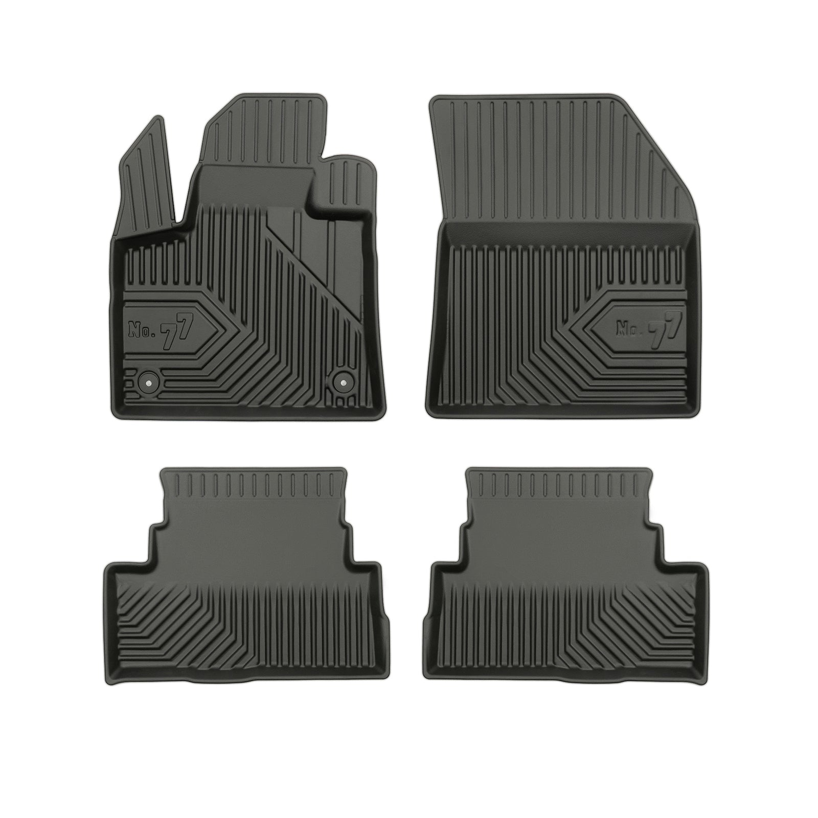 PACK 4 TAPETES BORRACHA NO.77 OPEL GRANDLAND X 2021-2024
