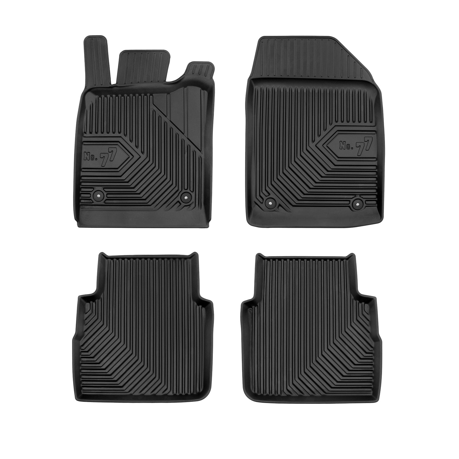 PACK 4 TAPETES BORRACHA NO.77 OPEL SIGNUM 2003-2008