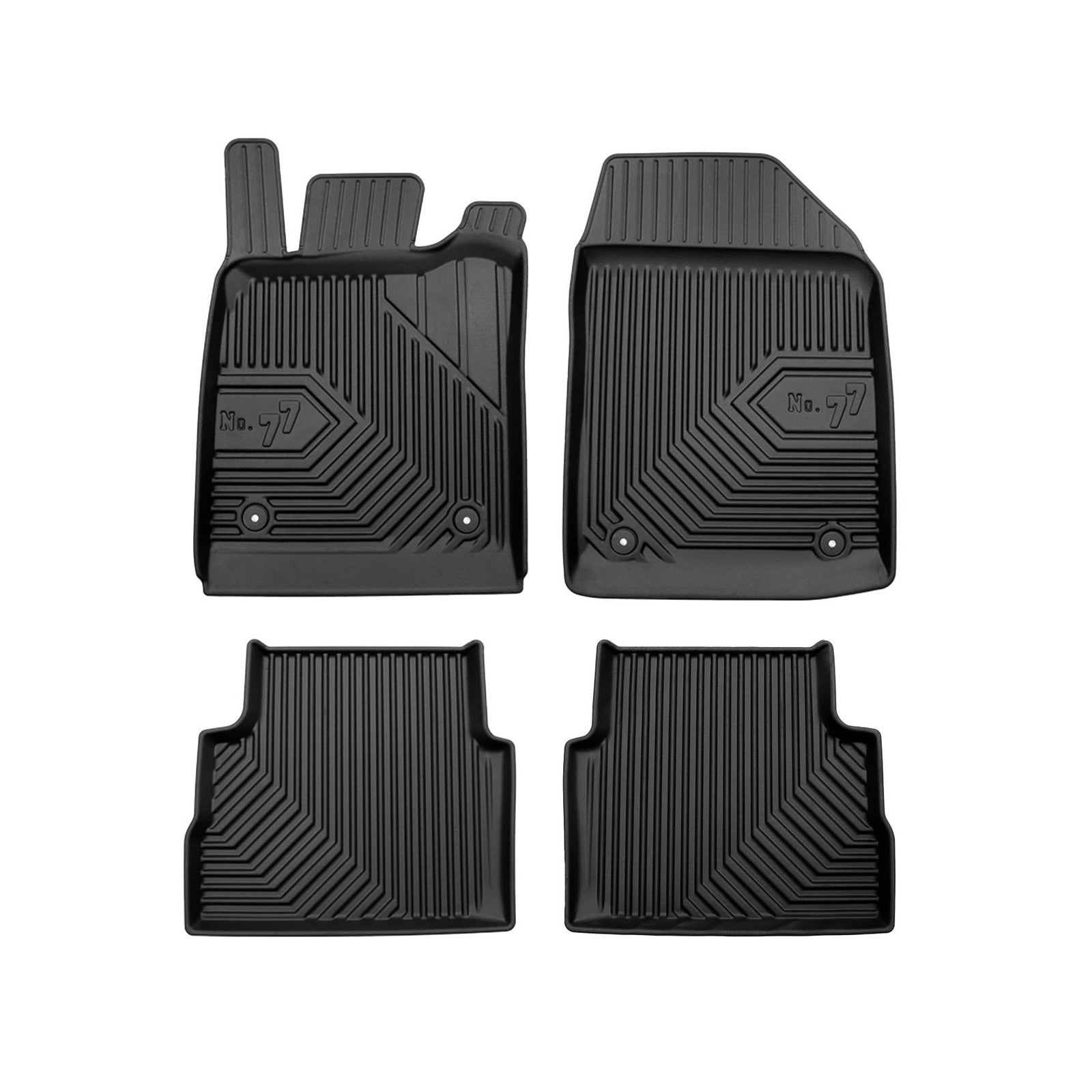 PACK 4 TAPETES BORRACHA NO.77 OPEL VECTRA C CARRO 2002-2008