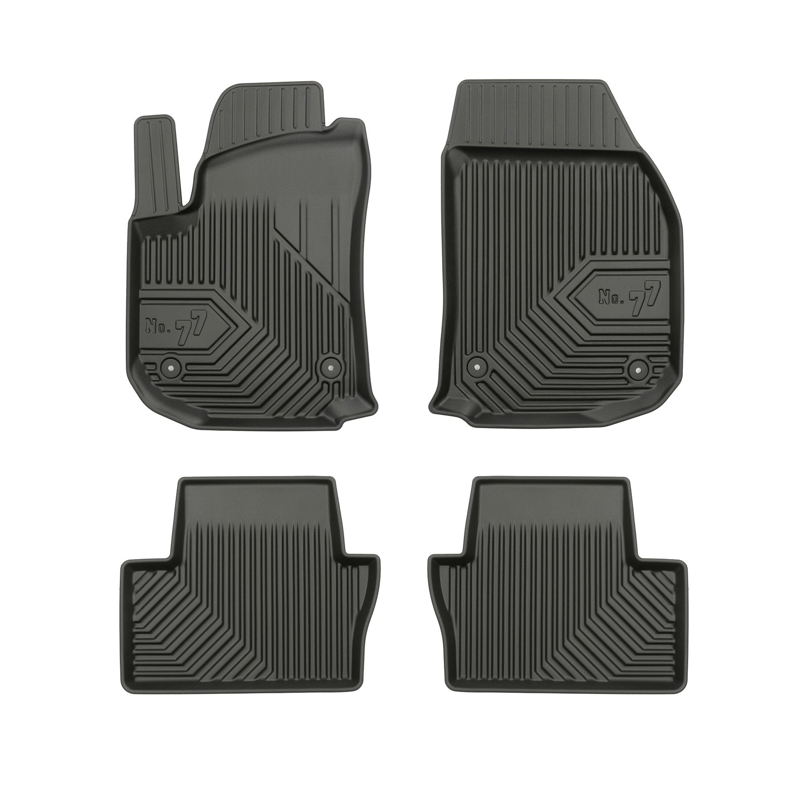 PACK 4 TAPETES BORRACHA NO.77 OPEL ZAFIRA B 2005-2014
